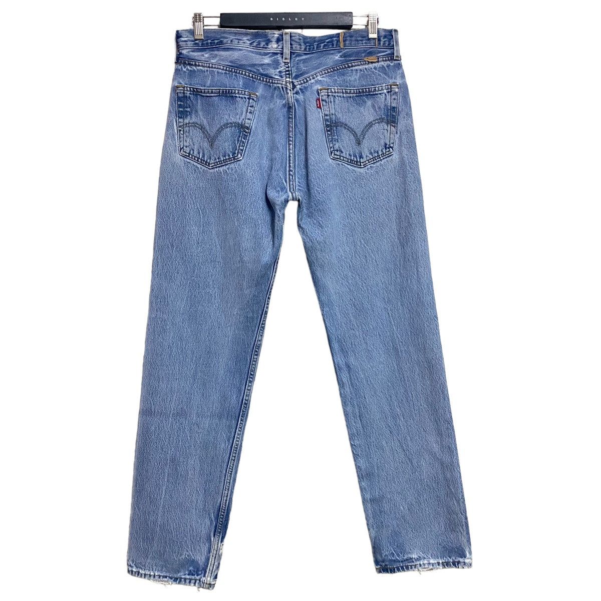 Levi's Vintage Levis 501 Sky Blue Nice Faded Jeans 34x32 Size US 34 / EU 50 - 2 Thumbnail