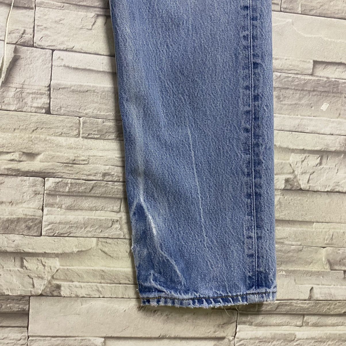 Levi's Vintage Levis 501 Sky Blue Nice Faded Jeans 34x32 Size US 34 / EU 50 - 10 Thumbnail