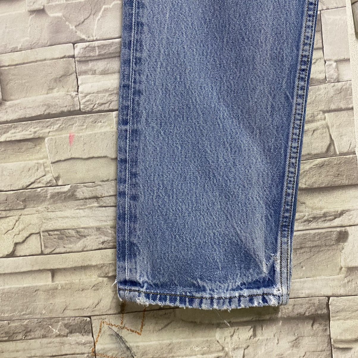 Levi's Vintage Levis 501 Sky Blue Nice Faded Jeans 34x32 Size US 34 / EU 50 - 11 Thumbnail
