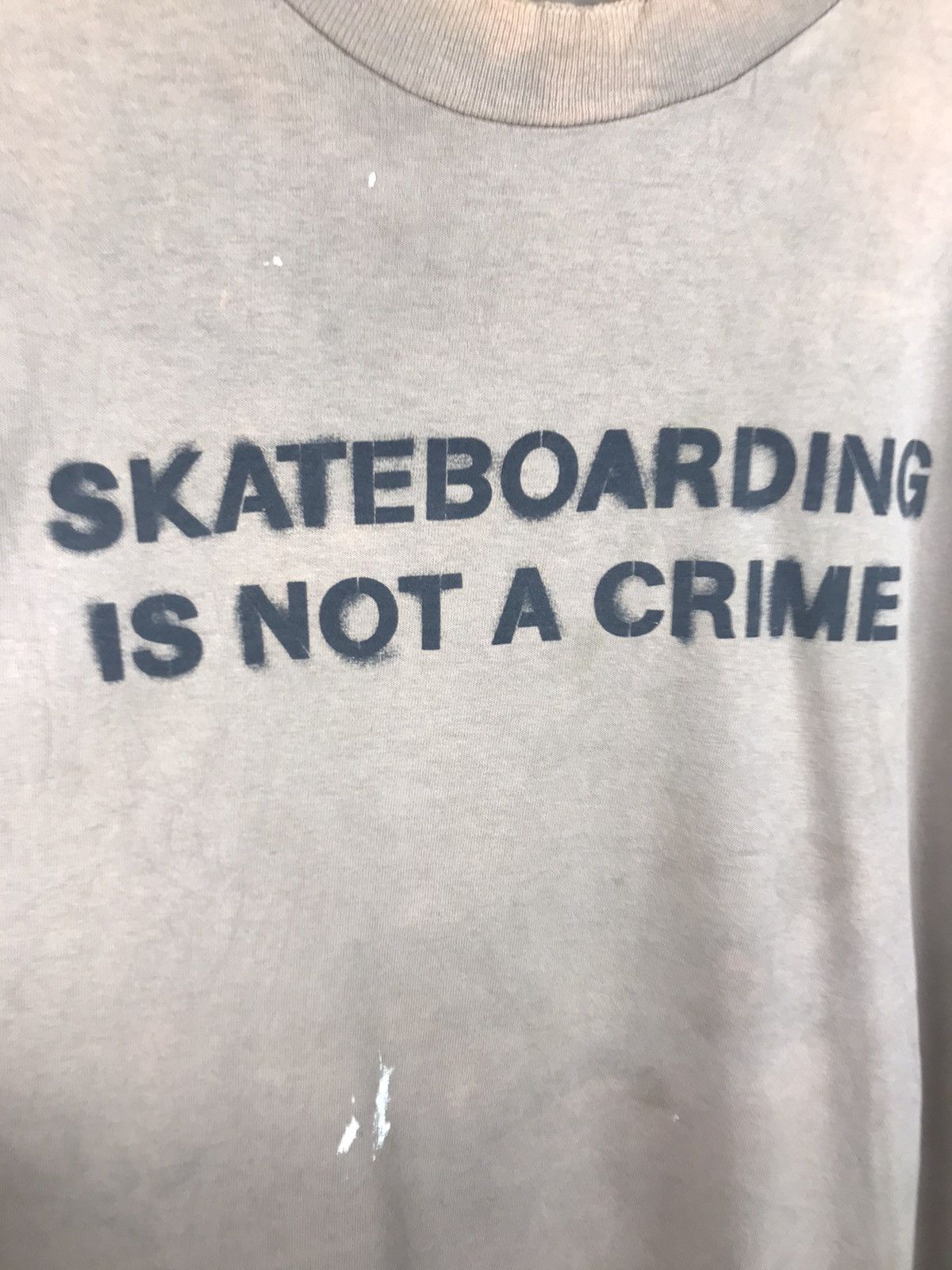 Santa Cruz Skateboards 90s OG Santa Cruz Statement Tee Distressed Size US XL / EU 56 / 4 - 3 Thumbnail