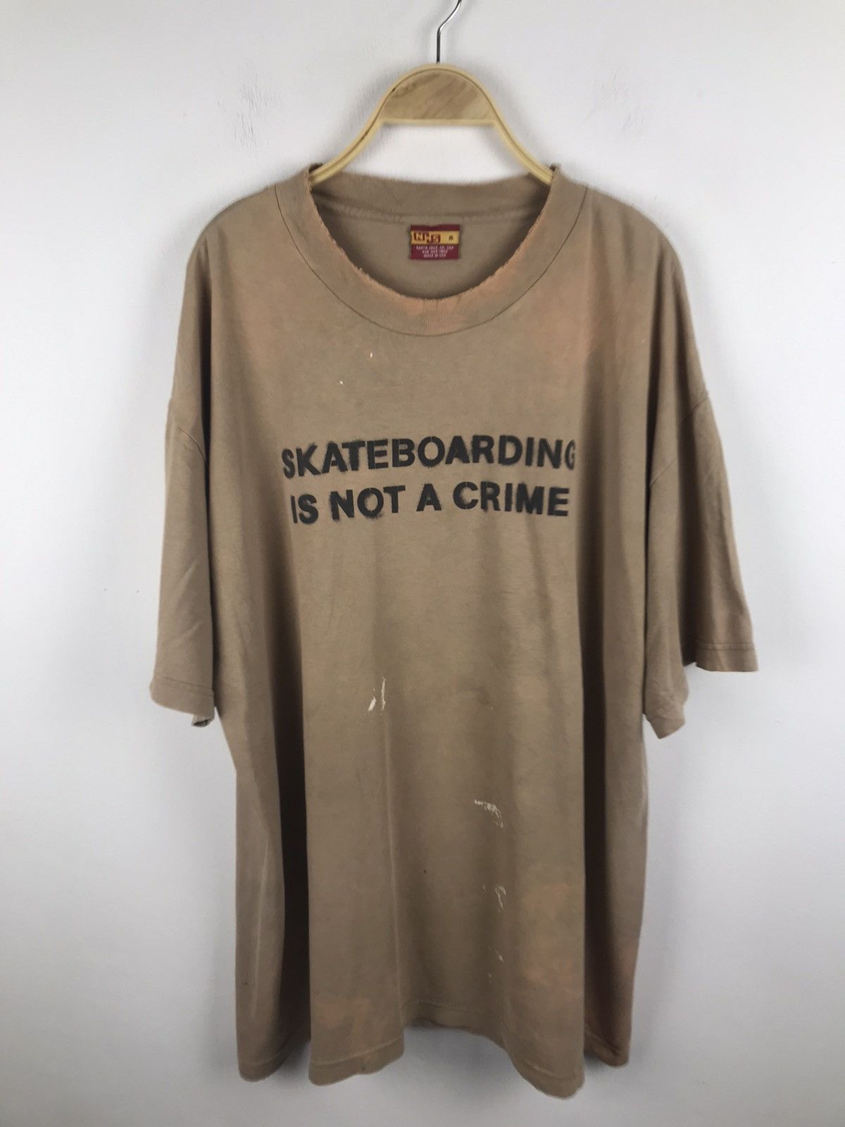 Santa Cruz Skateboards 90s OG Santa Cruz Statement Tee Distressed Size US XL / EU 56 / 4 - 1 Thumbnail