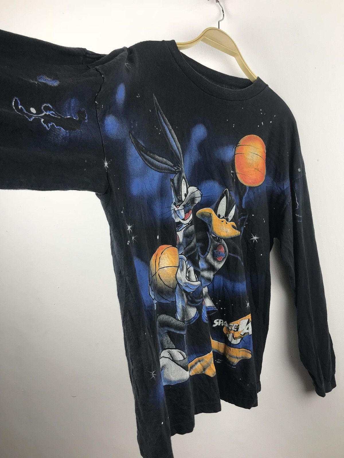 Vintage × Warner Bros Vintage Space Jam long-sleeved T shirt Size US XL / EU 56 / 4 - 2 Thumbnail