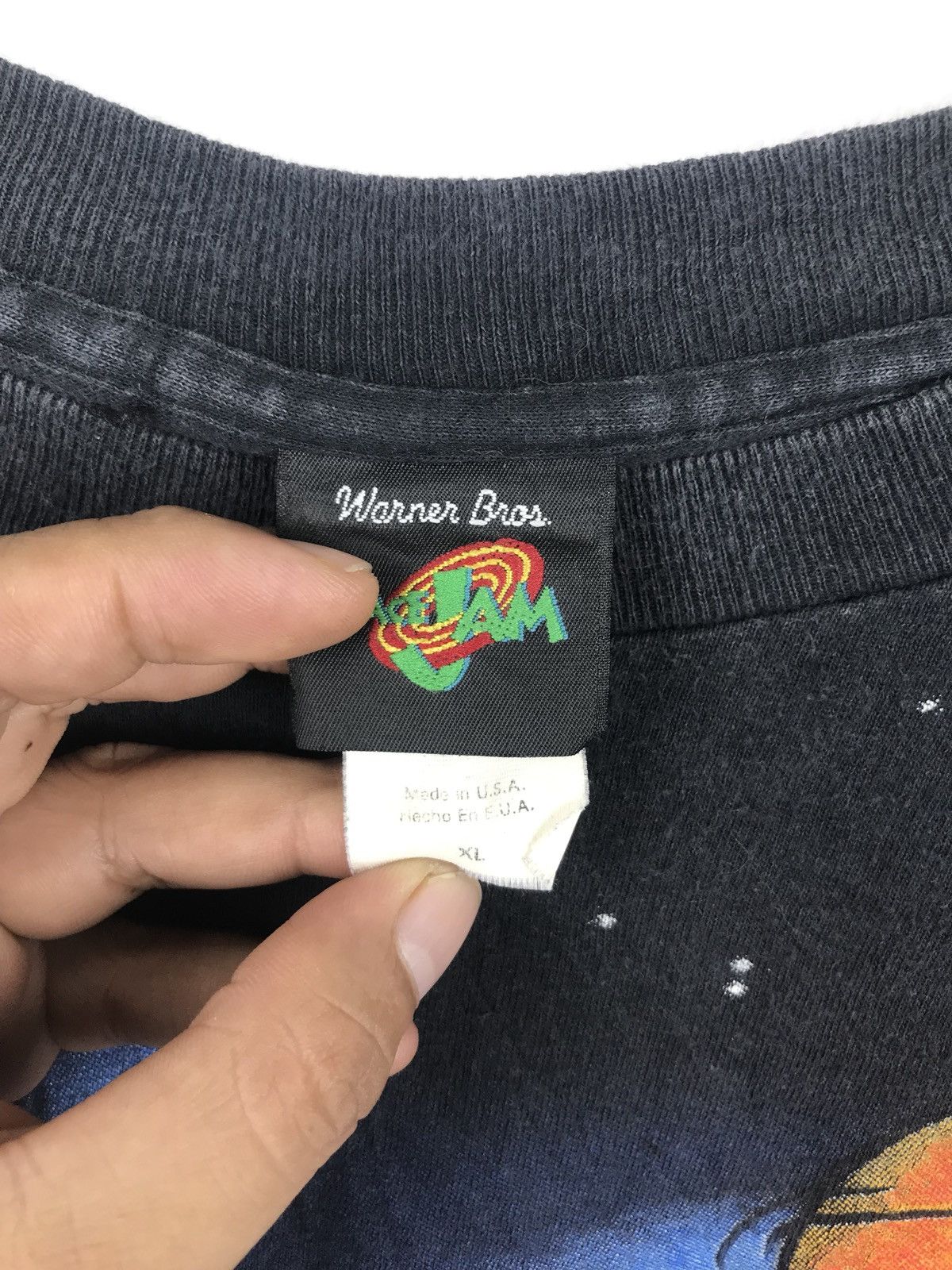Vintage × Warner Bros Vintage Space Jam long-sleeved T shirt Size US XL / EU 56 / 4 - 5 Thumbnail