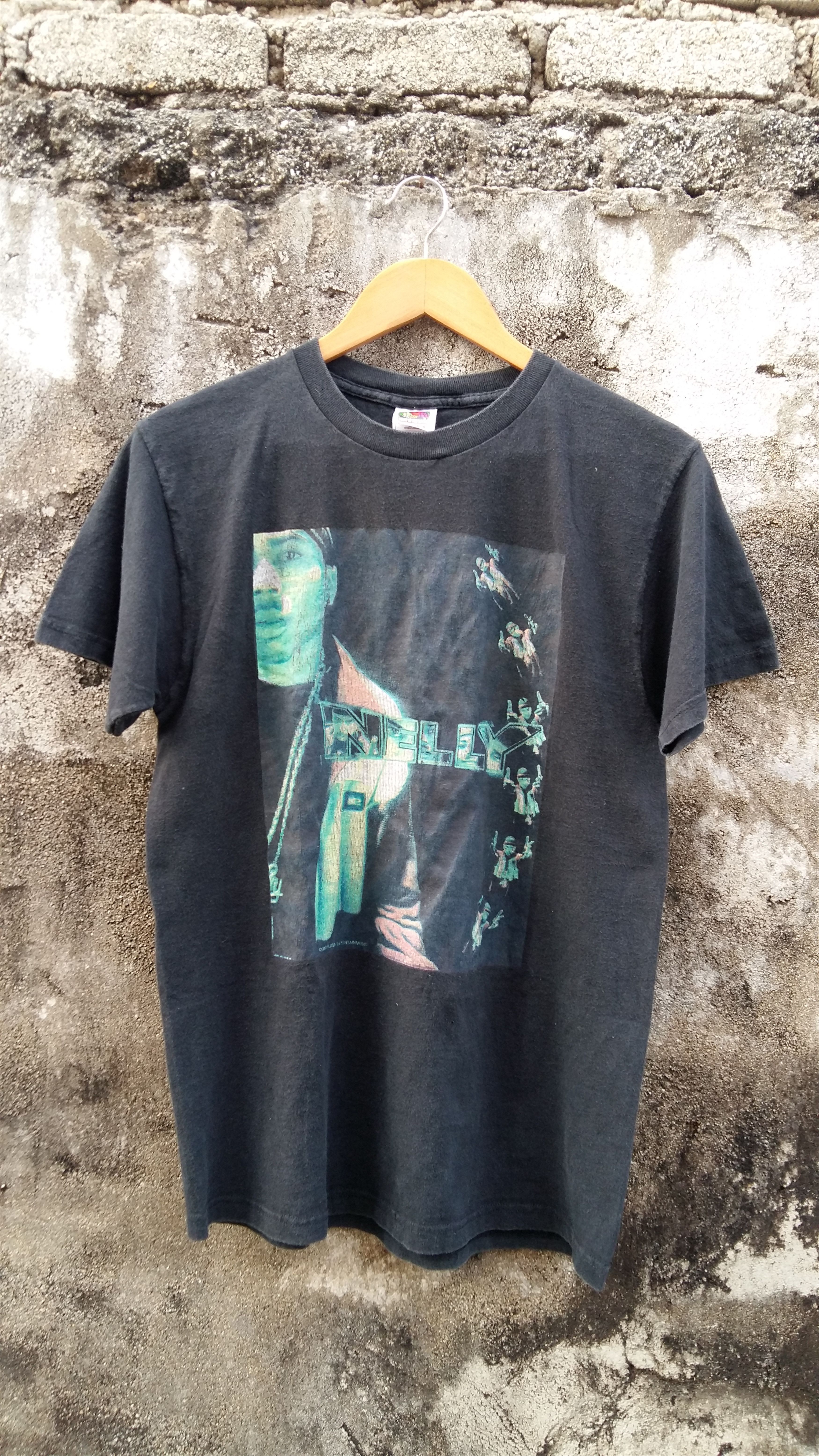 Band Tees × Rap Tees × Vintage Rare!! Vintage 2001 Nelly Rappers Tshirt Size US M / EU 48-50 / 2 - 1 Thumbnail