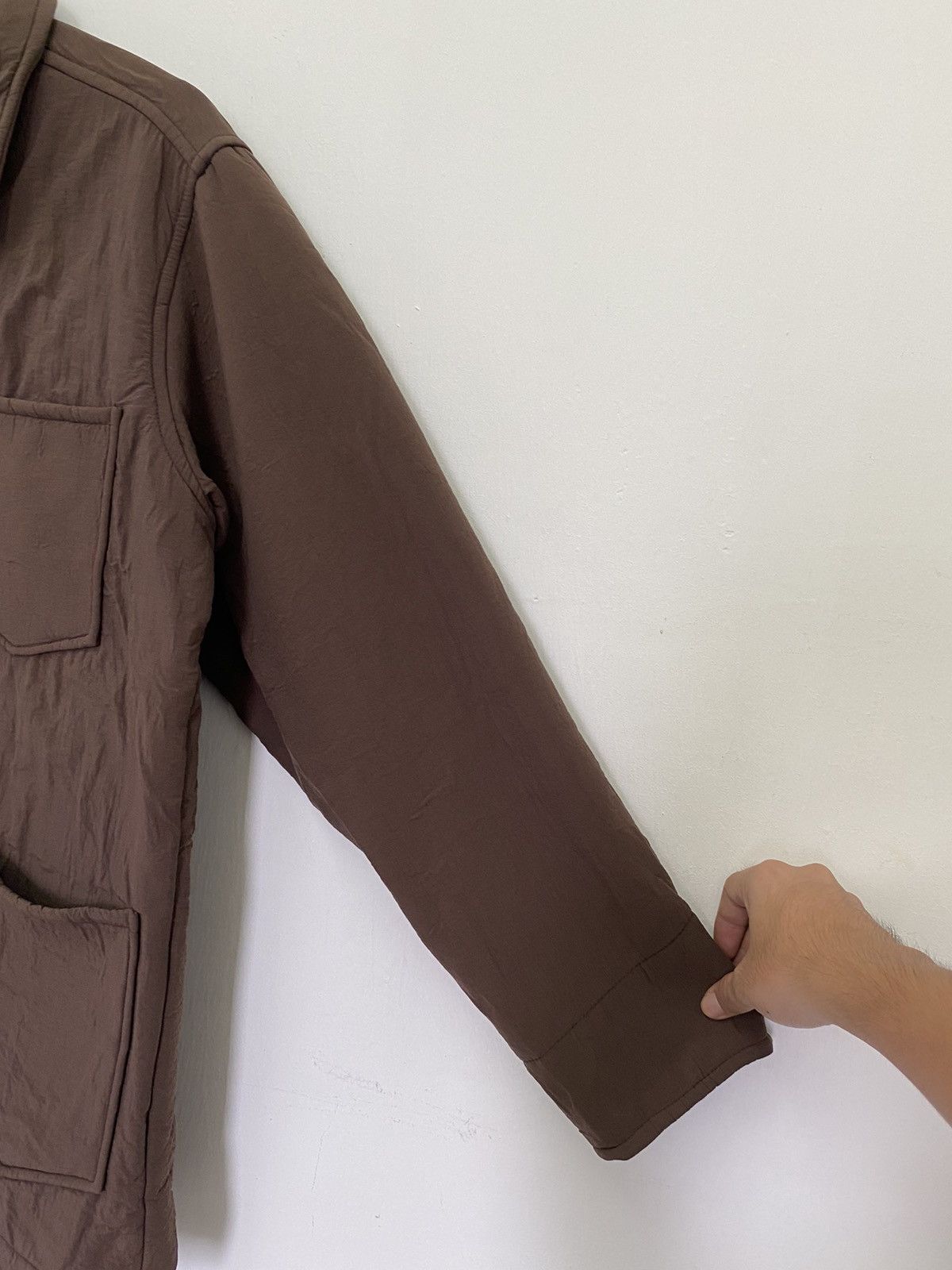 Japanese Brand × Vintage Offer🔥Vintage Utility Fatigue Chore Jacket Lining Fleece Size US L / EU 52-54 / 3 - 5 Thumbnail