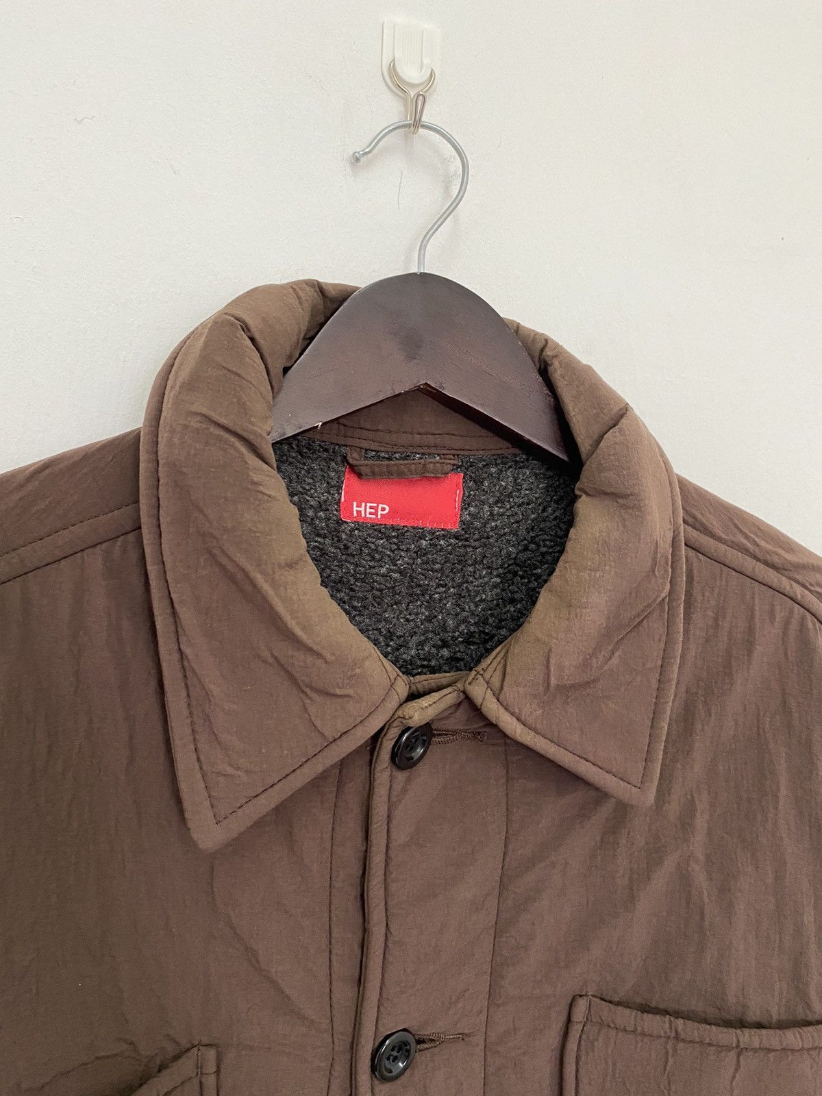 Japanese Brand × Vintage Offer🔥Vintage Utility Fatigue Chore Jacket Lining Fleece Size US L / EU 52-54 / 3 - 10 Thumbnail