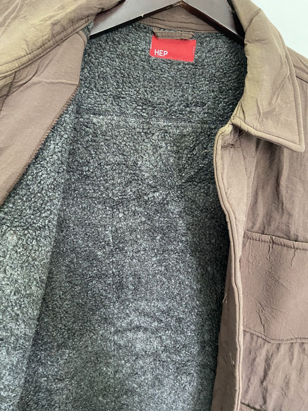 Japanese Brand × Vintage Offer🔥Vintage Utility Fatigue Chore Jacket Lining Fleece Size US L / EU 52-54 / 3 - 9 Thumbnail