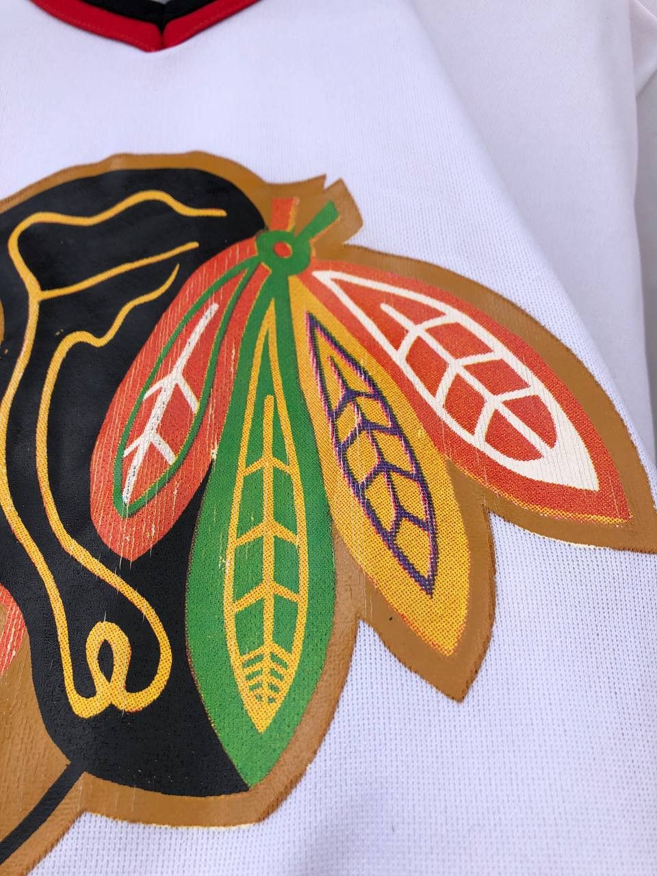 NHL Vtg Chicago Blackhawks Ice Hockey Jersey NHL Shirt CCM Size US M / EU 48-50 / 2 - 5 Thumbnail