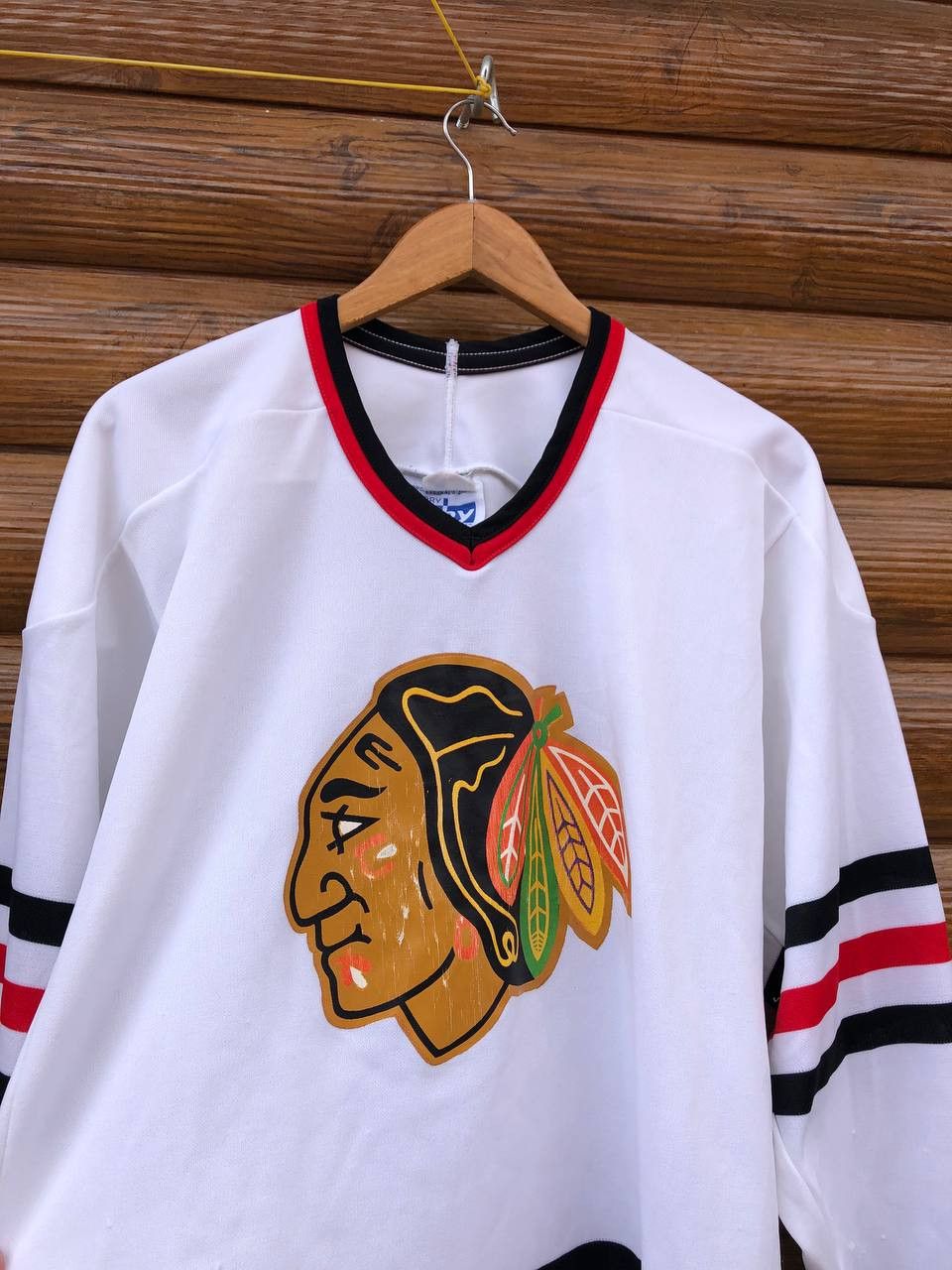 NHL Vtg Chicago Blackhawks Ice Hockey Jersey NHL Shirt CCM Size US M / EU 48-50 / 2 - 3 Thumbnail