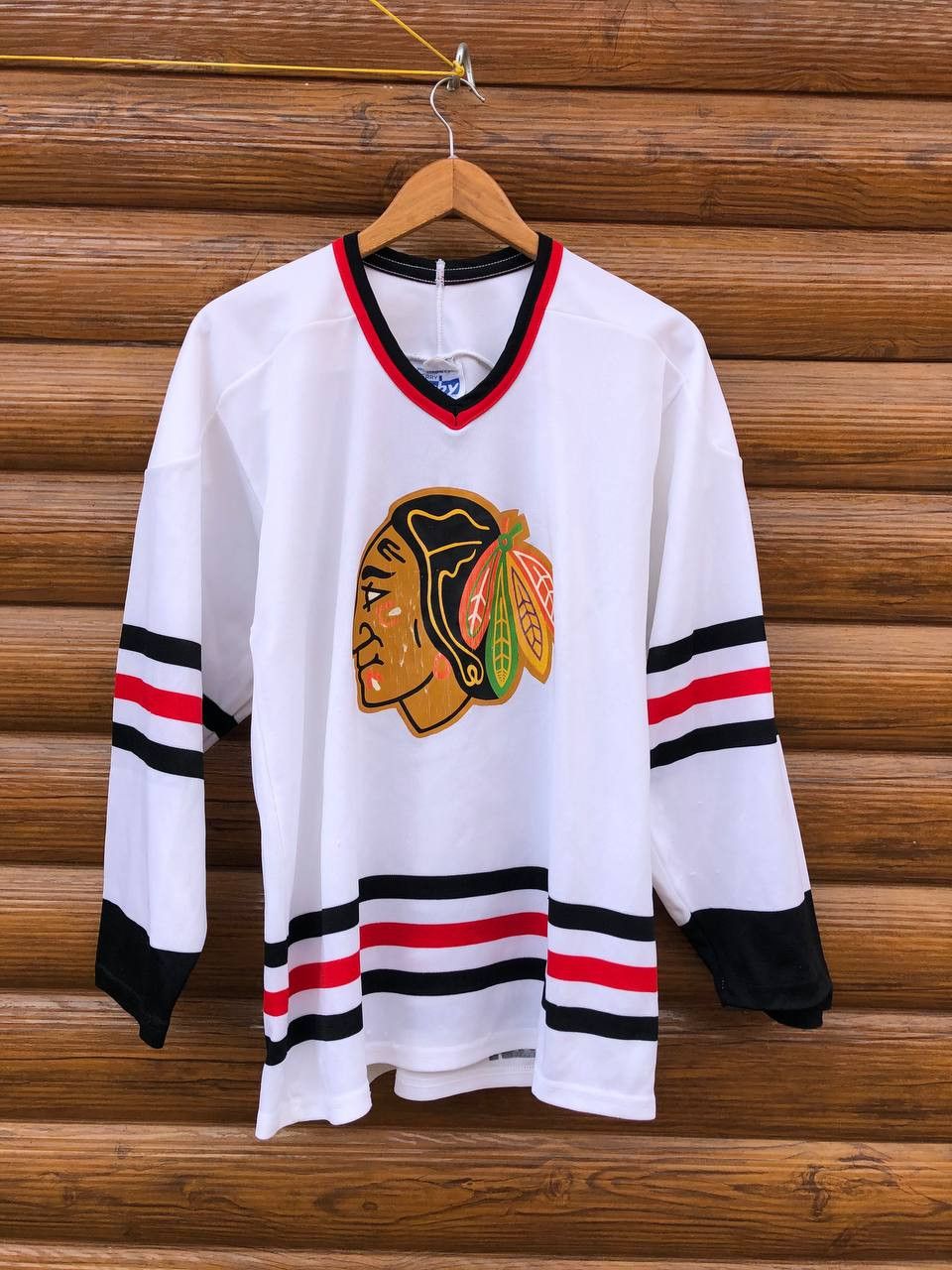 NHL Vtg Chicago Blackhawks Ice Hockey Jersey NHL Shirt CCM Size US M / EU 48-50 / 2 - 1 Thumbnail