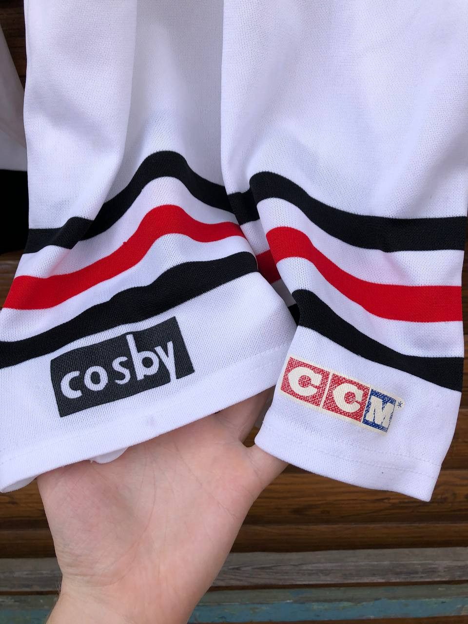 NHL Vtg Chicago Blackhawks Ice Hockey Jersey NHL Shirt CCM Size US M / EU 48-50 / 2 - 9 Thumbnail