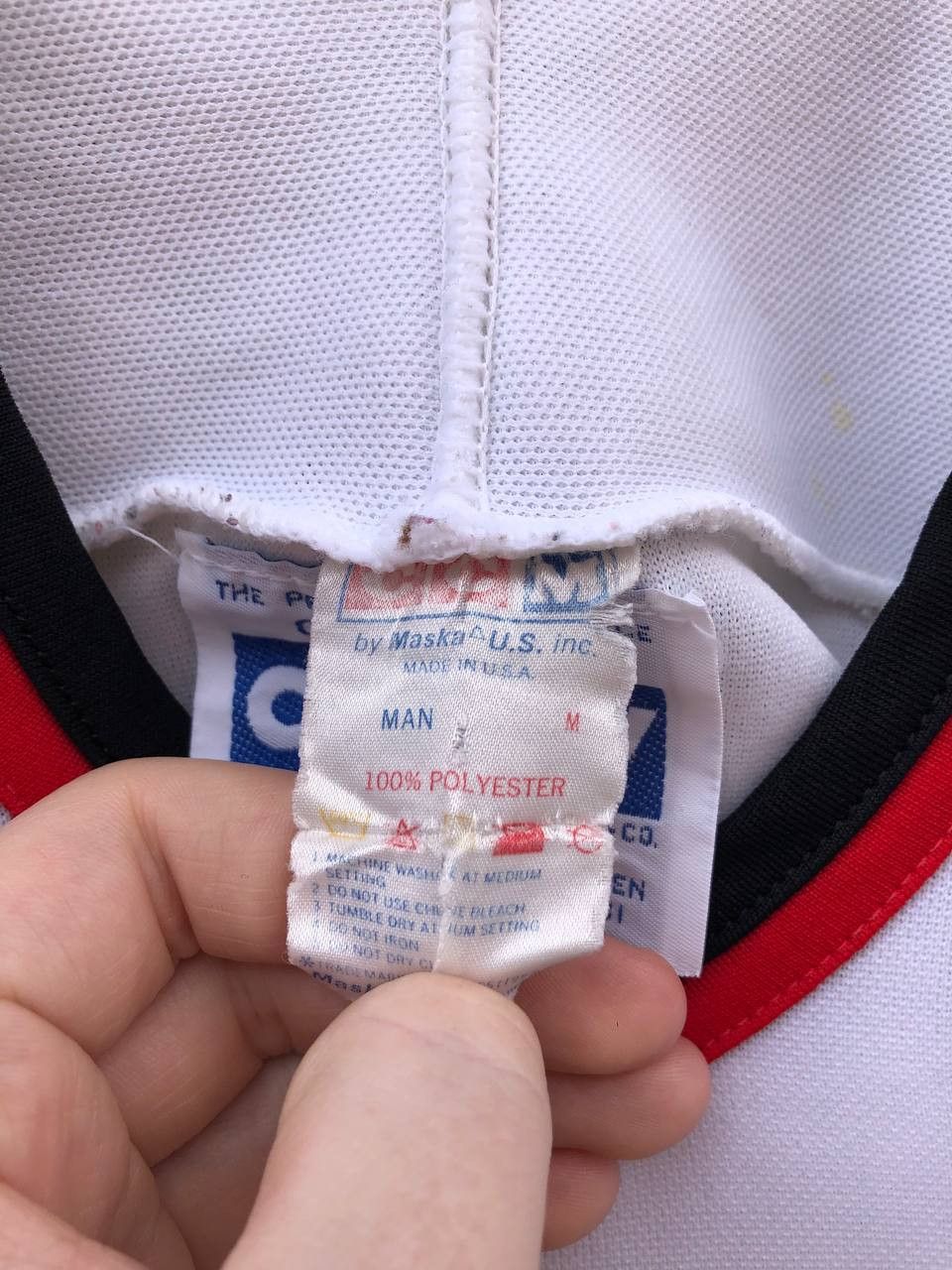 NHL Vtg Chicago Blackhawks Ice Hockey Jersey NHL Shirt CCM Size US M / EU 48-50 / 2 - 11 Thumbnail