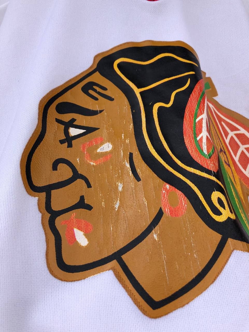 NHL Vtg Chicago Blackhawks Ice Hockey Jersey NHL Shirt CCM Size US M / EU 48-50 / 2 - 4 Thumbnail