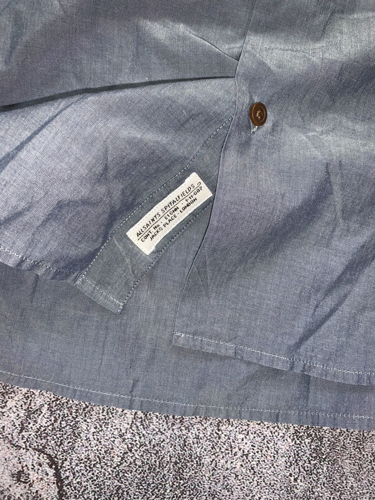 Allsaints × Vintage Allsaints L button up shirt polo long sleeve casual Size US L / EU 52-54 / 3 - 5 Thumbnail