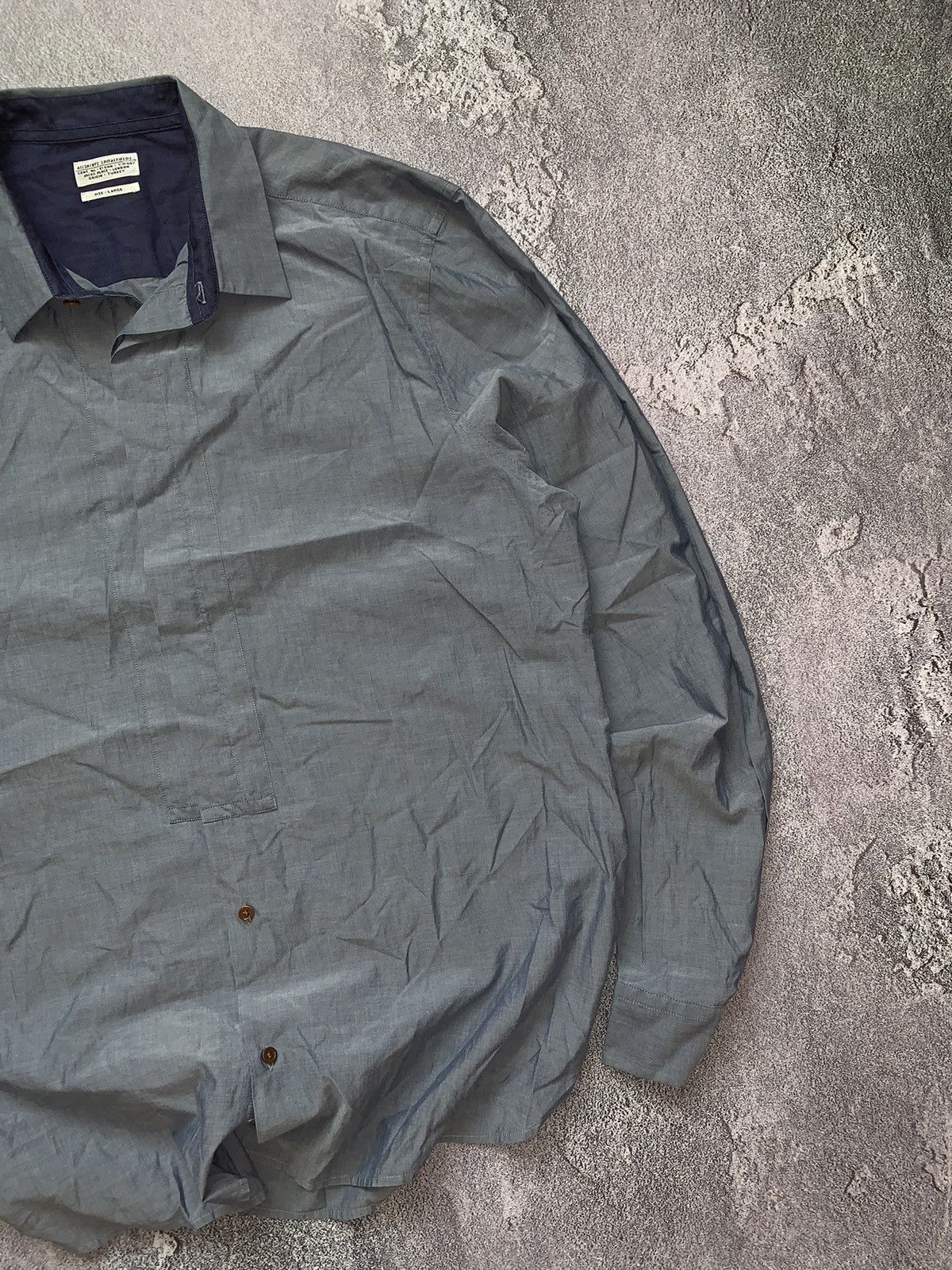 Allsaints × Vintage Allsaints L button up shirt polo long sleeve casual Size US L / EU 52-54 / 3 - 4 Thumbnail