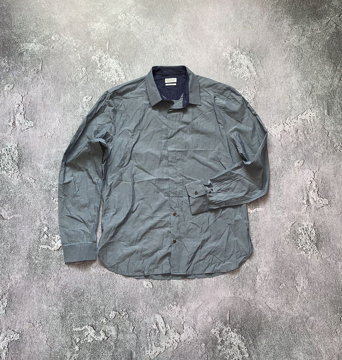 Allsaints × Vintage Allsaints L button up shirt polo long sleeve casual Size US L / EU 52-54 / 3 - 2 Thumbnail