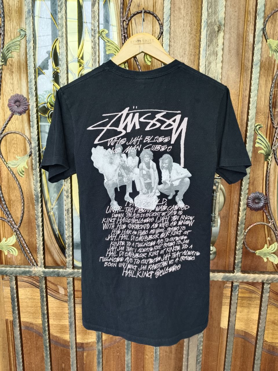 Stussy STUSSY WHO JAH BLESS NO MAN CURSE T SHIRT Size US S / EU 44-46 / 1 - 2 Thumbnail