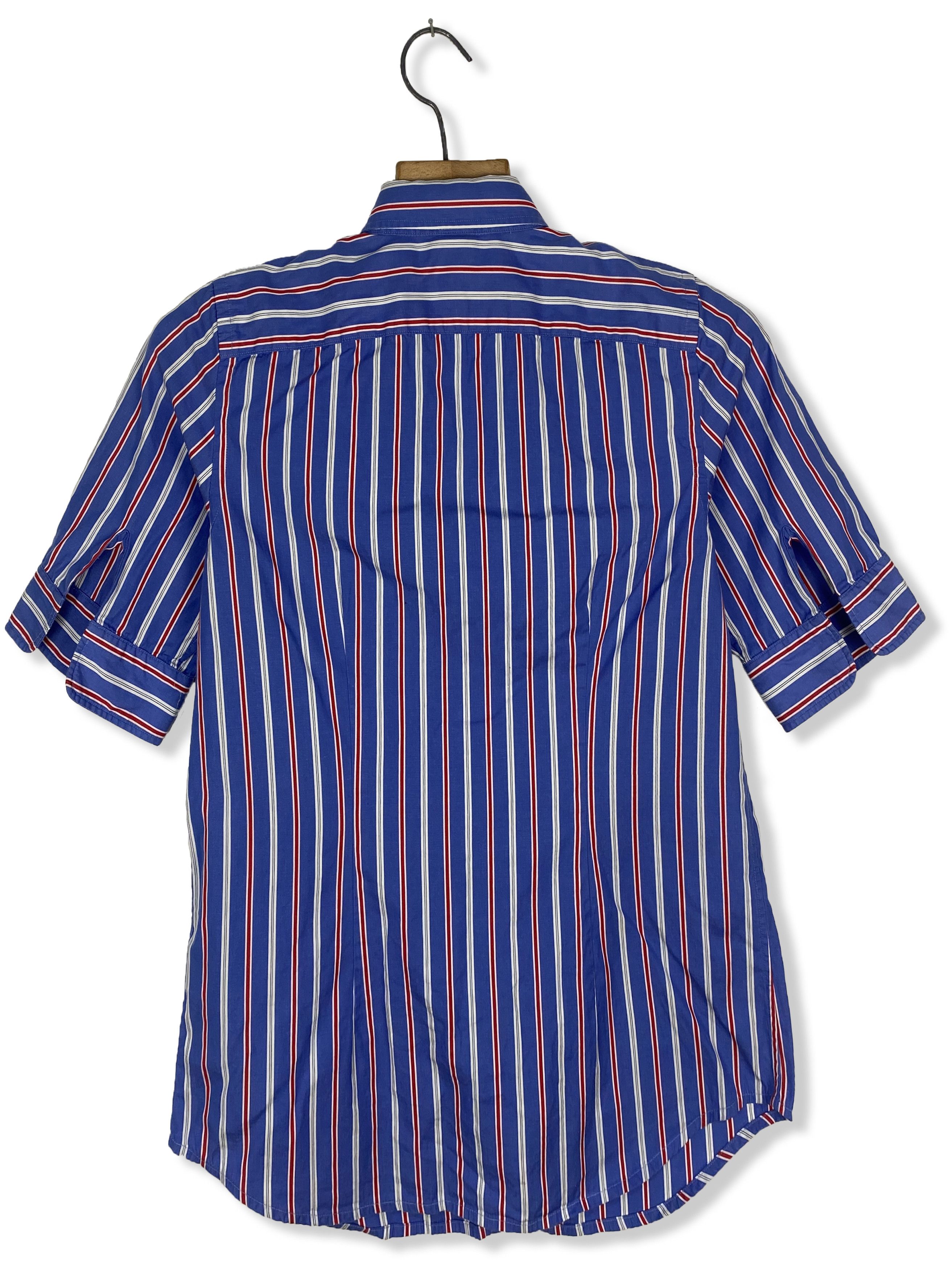 Lauren Ralph Lauren Vintage RALPH LAUREN Striped Short Sleeved Shirt M412 Size US S / EU 44-46 / 1 - 8 Thumbnail