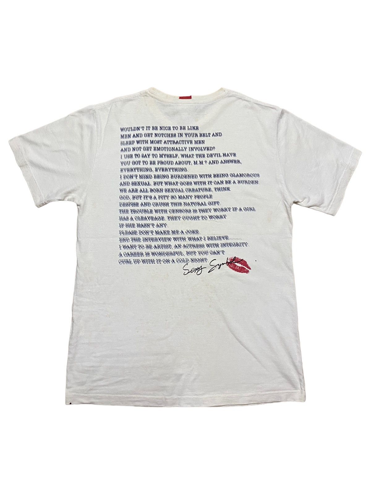 Band Tees × Vintage Vintage Marilyn Monroe Shirt. #D Size US L / EU 52-54 / 3 - 3 Thumbnail