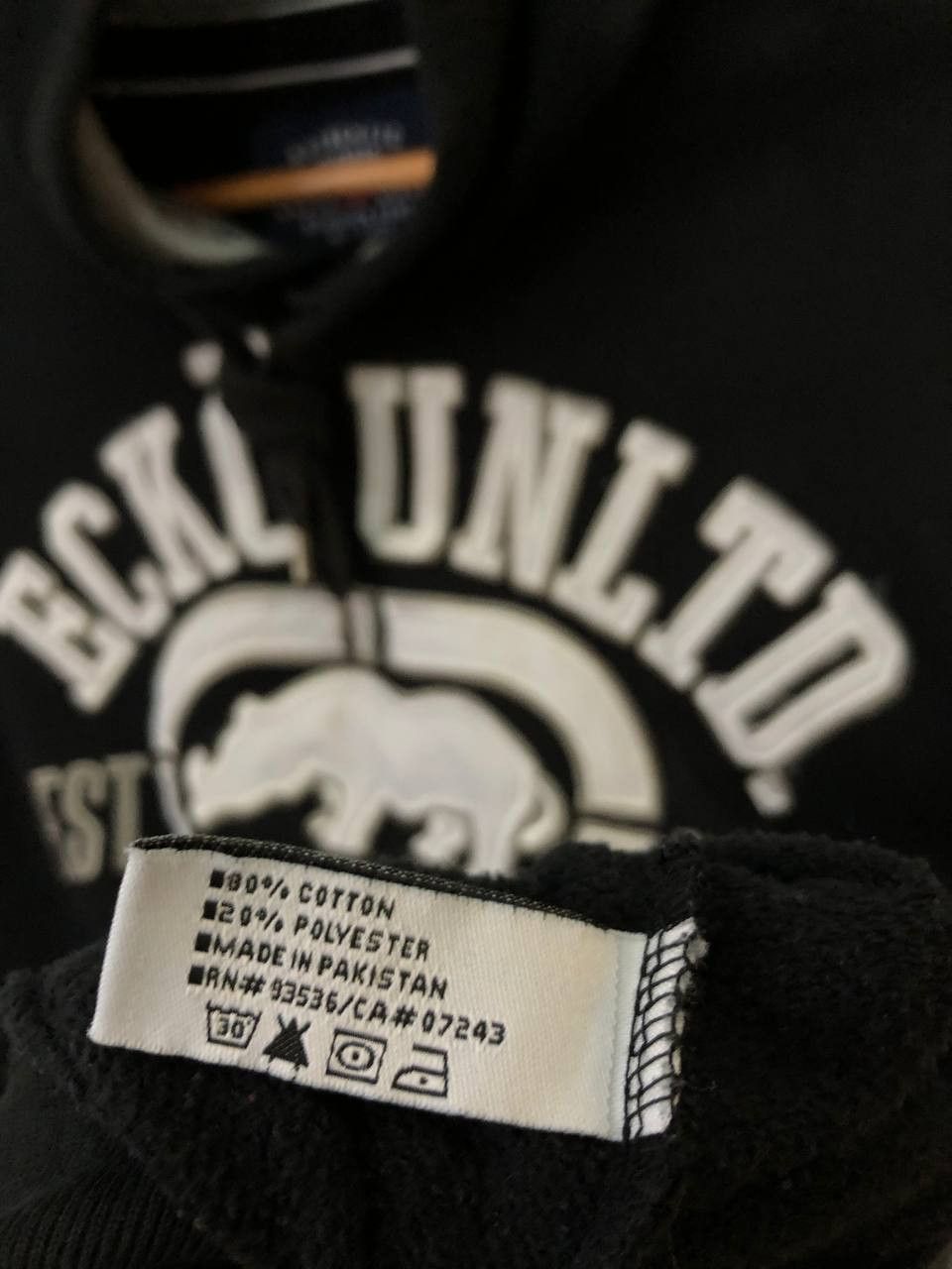 Ecko Unltd. × Vintage Ecko Unltd Vintage Rap Baby Blue Rare Cw Hoodie Streetwear Size US L / EU 52-54 / 3 - 4 Thumbnail