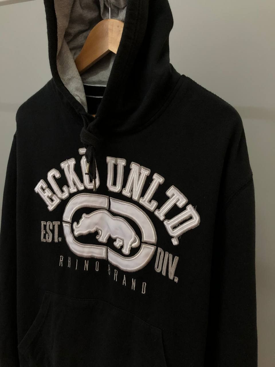 Ecko Unltd. × Vintage Ecko Unltd Vintage Rap Baby Blue Rare Cw Hoodie Streetwear Size US L / EU 52-54 / 3 - 2 Thumbnail