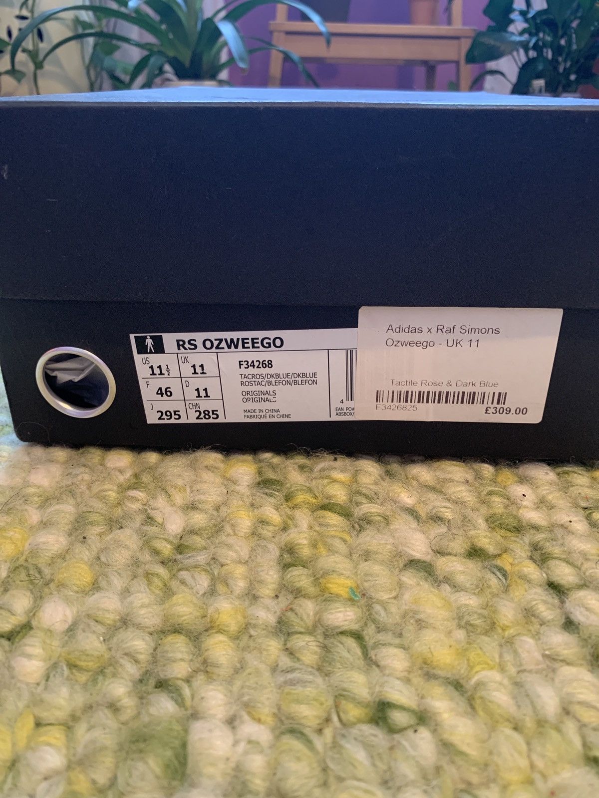 Adidas × Raf Simons × Raf by Raf Simons RAF Simons x Adidas Ozweego Tactile Rose/Dark Blue Sneakers Size US 11.5 / EU 44-45 - 11 Thumbnail