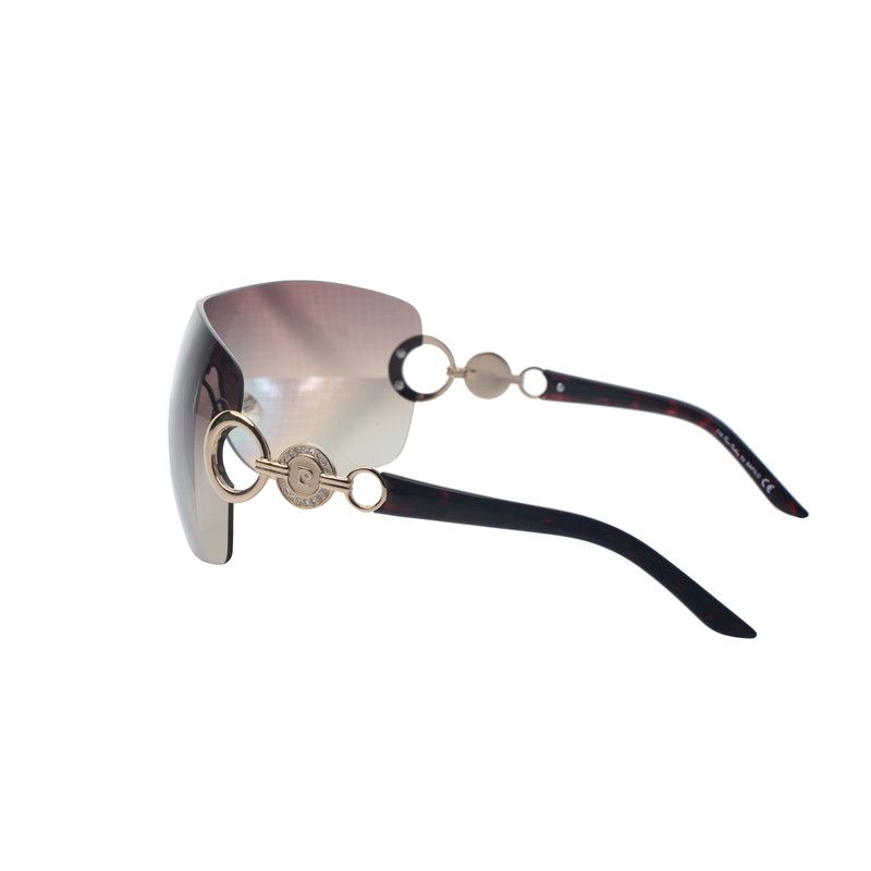 Pierre Cardin Pierre Cardin 00's Gold Circles Mask Sunglasses Size ONE SIZE - 3 Thumbnail