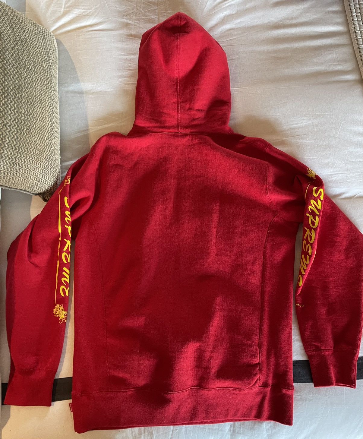 Supreme Supreme Rose red Hoodie Size US L / EU 52-54 / 3 - 2 Thumbnail
