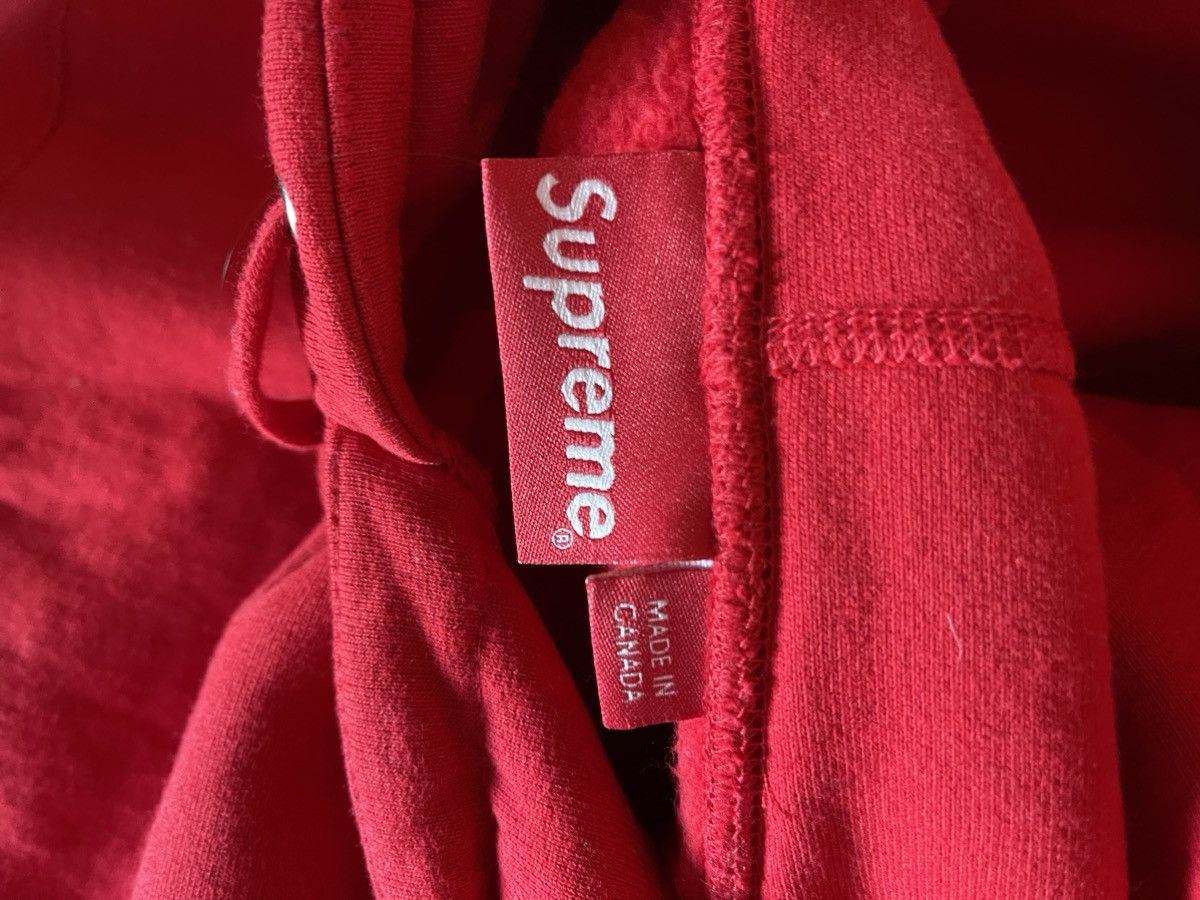 Supreme Supreme Rose red Hoodie Size US L / EU 52-54 / 3 - 3 Thumbnail