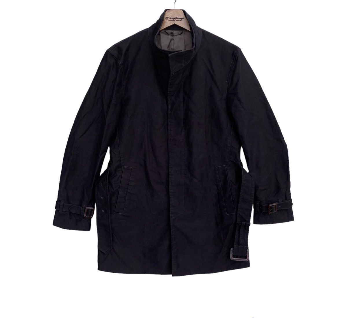 Boycott × Issey Miyake × Japanese Brand Rare Boycott Japan Parkas/Trench Coat Cowhide Buckle Sz 2 Size US M / EU 48-50 / 2 - 1 Thumbnail