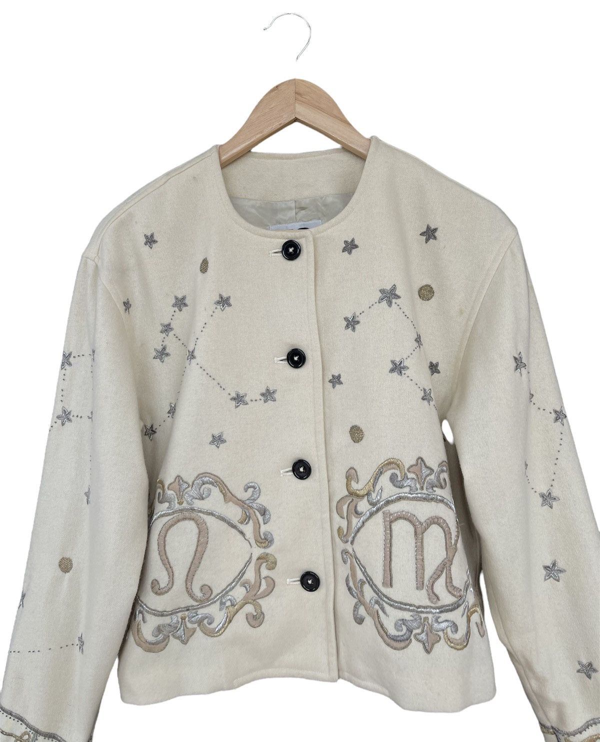 Tsumori Chisato Vintage I.S by ISSEY MIYAKE Embroidered Cardigan Size M / US 6-8 / IT 42-44 - 3 Thumbnail