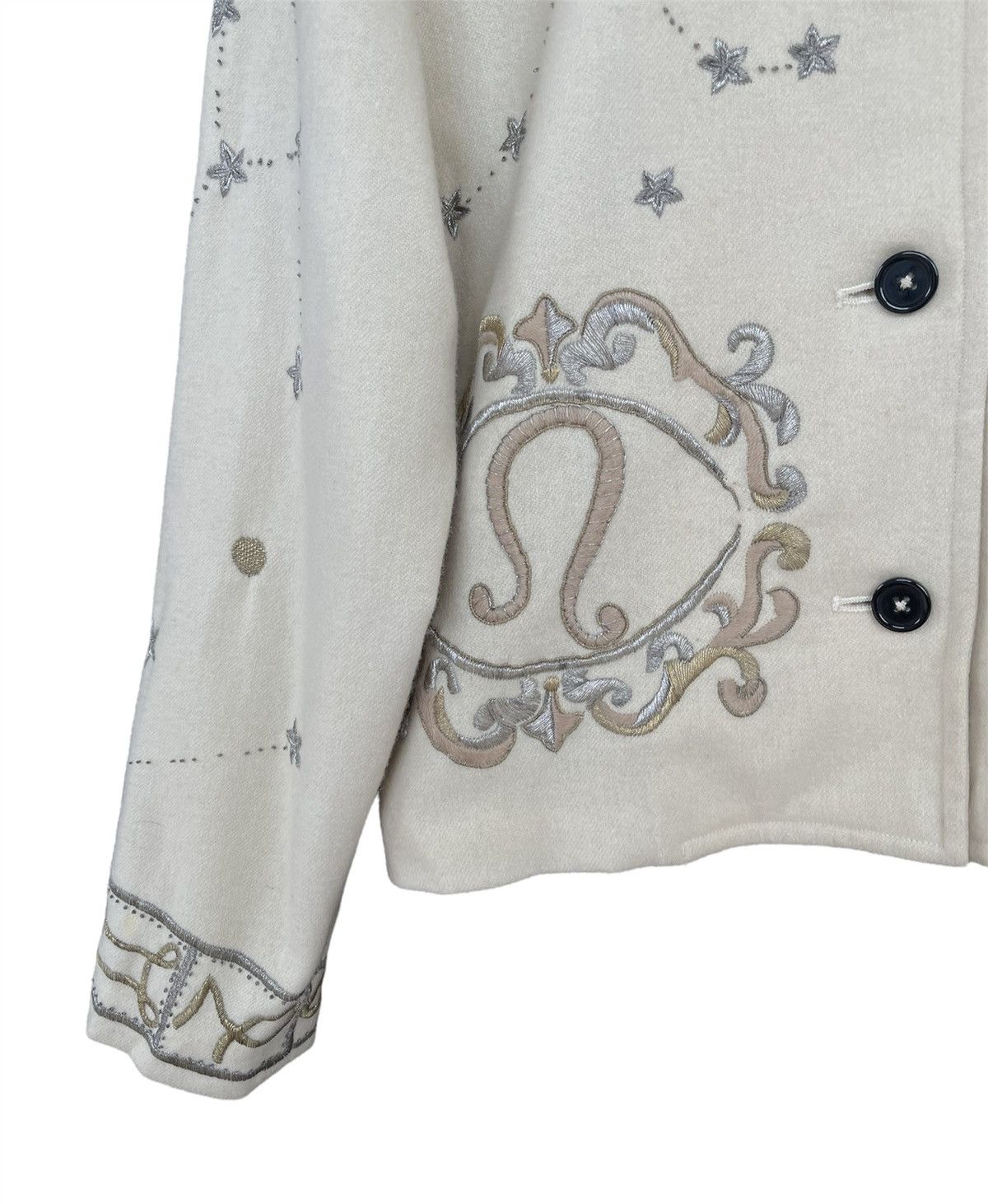 Tsumori Chisato Vintage I.S by ISSEY MIYAKE Embroidered Cardigan Size M / US 6-8 / IT 42-44 - 6 Thumbnail