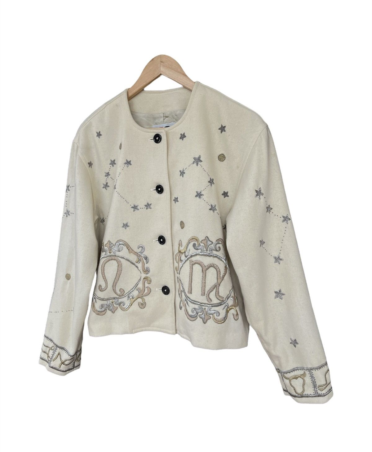 Tsumori Chisato Vintage I.S by ISSEY MIYAKE Embroidered Cardigan Size M / US 6-8 / IT 42-44 - 2 Thumbnail