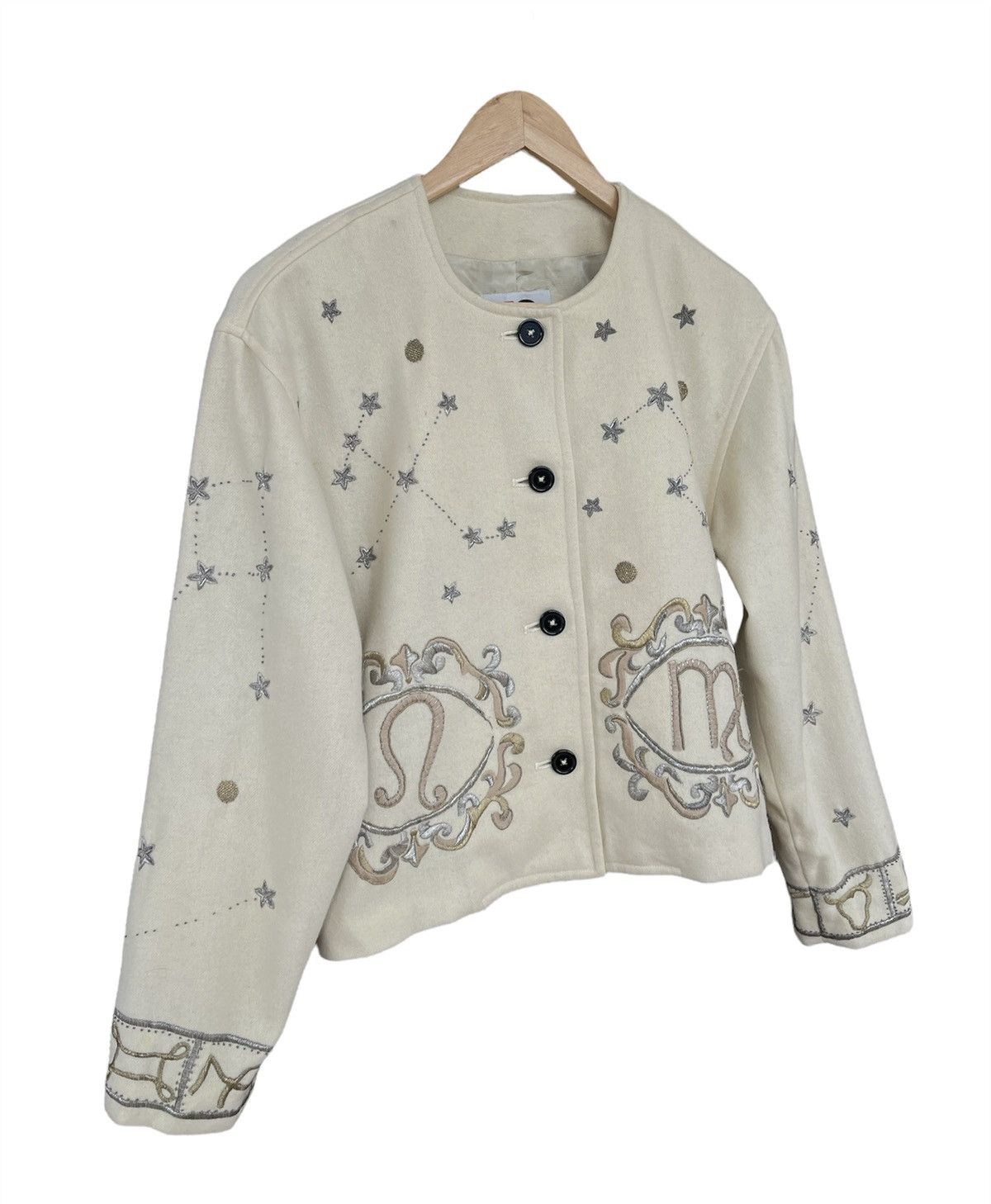 Tsumori Chisato Vintage I.S by ISSEY MIYAKE Embroidered Cardigan Size M / US 6-8 / IT 42-44 - 4 Thumbnail
