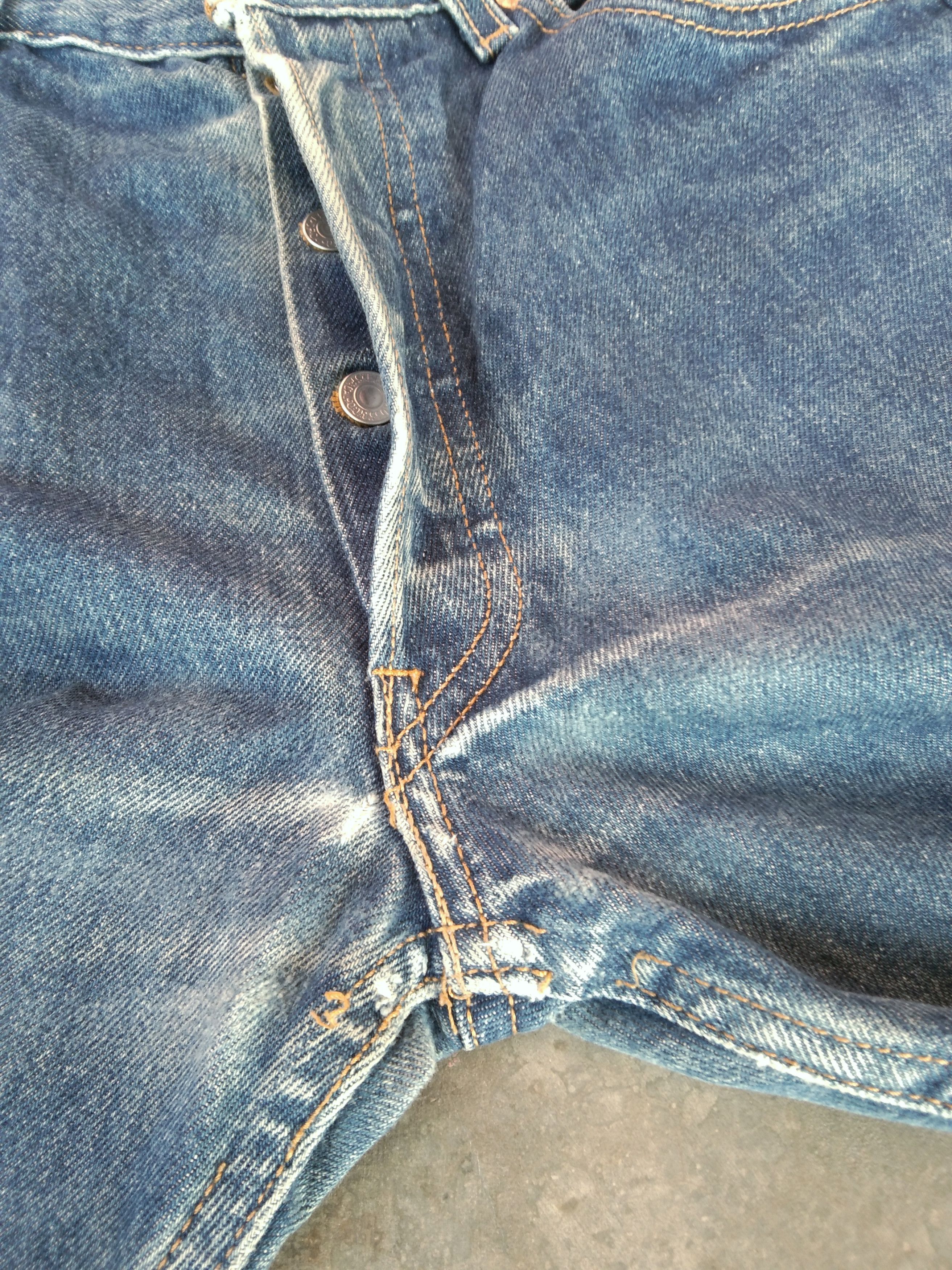 Levi's × Vintage Vintage Levis 501 Distressed Jeans 30x30 Size US 30 / EU 46 - 7 Thumbnail