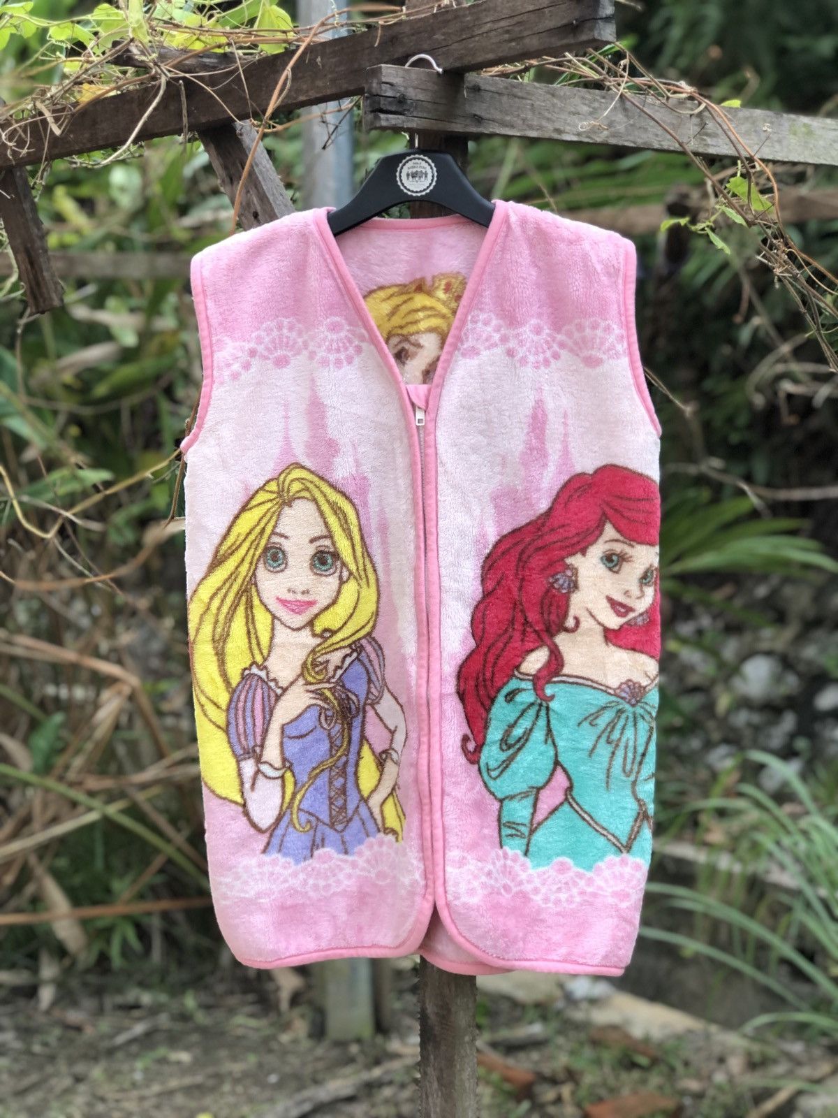 Anime Vintage Overprint Anime Fleece Zipper Vest Size US M / EU 48-50 / 2 - 4 Thumbnail