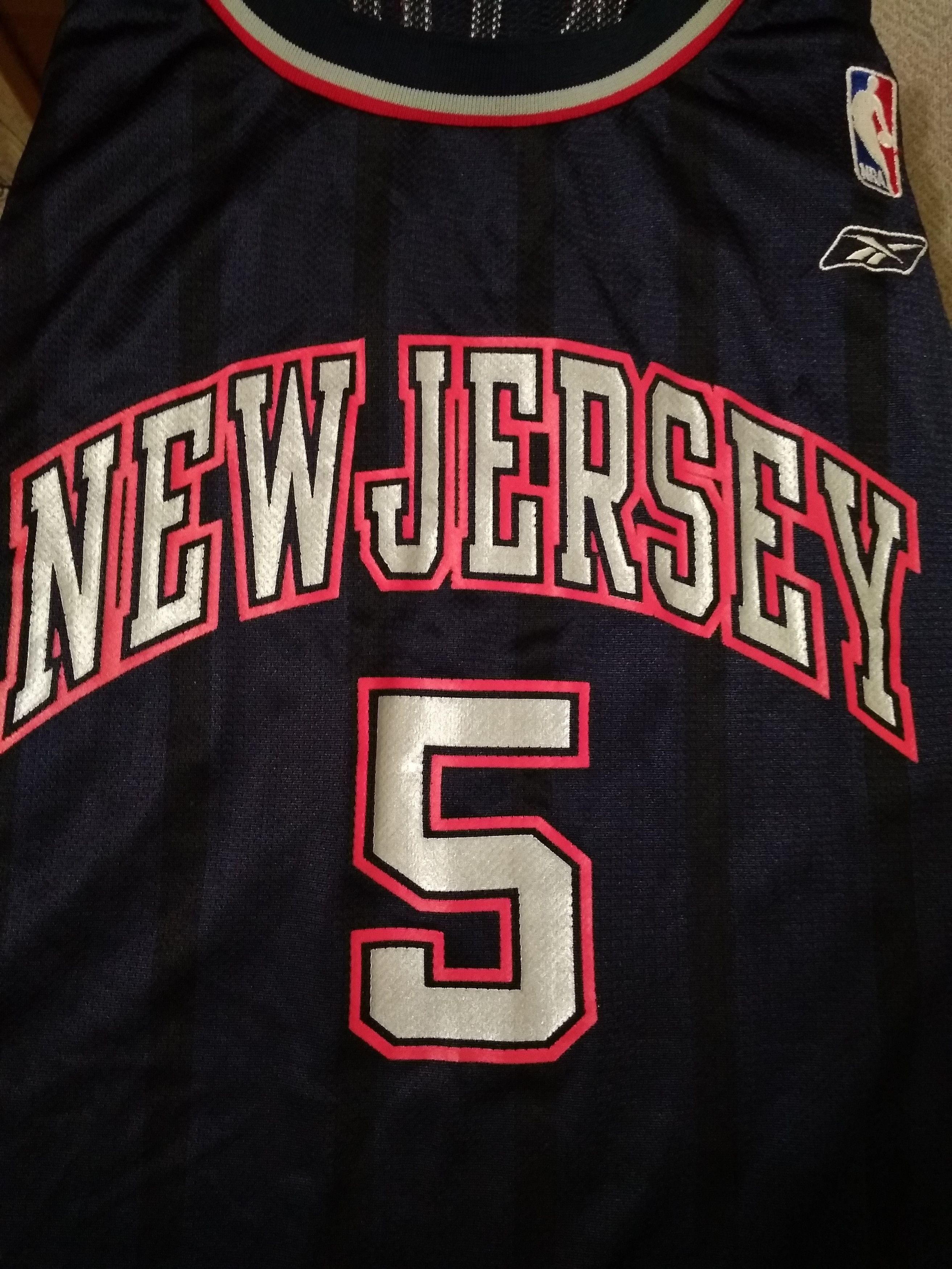 NBA Reebok NBA New Jersey Nets Jason Kidd Basketball Jersey Size US XL / EU 56 / 4 - 5 Thumbnail