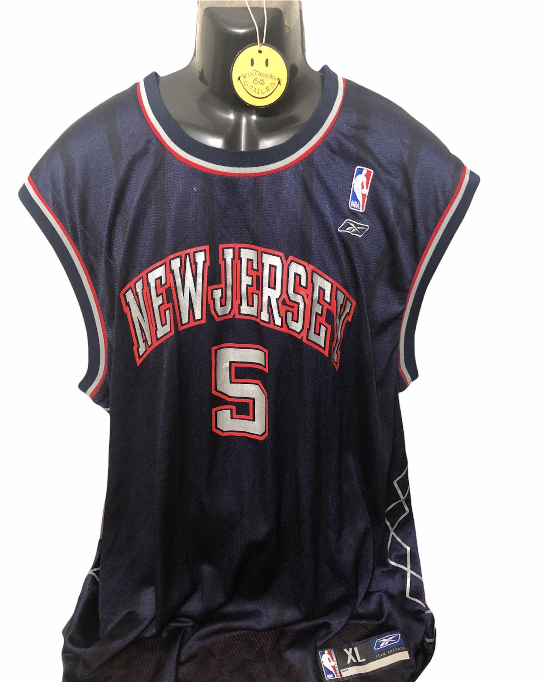 NBA Reebok NBA New Jersey Nets Jason Kidd Basketball Jersey Size US XL / EU 56 / 4 - 8 Thumbnail