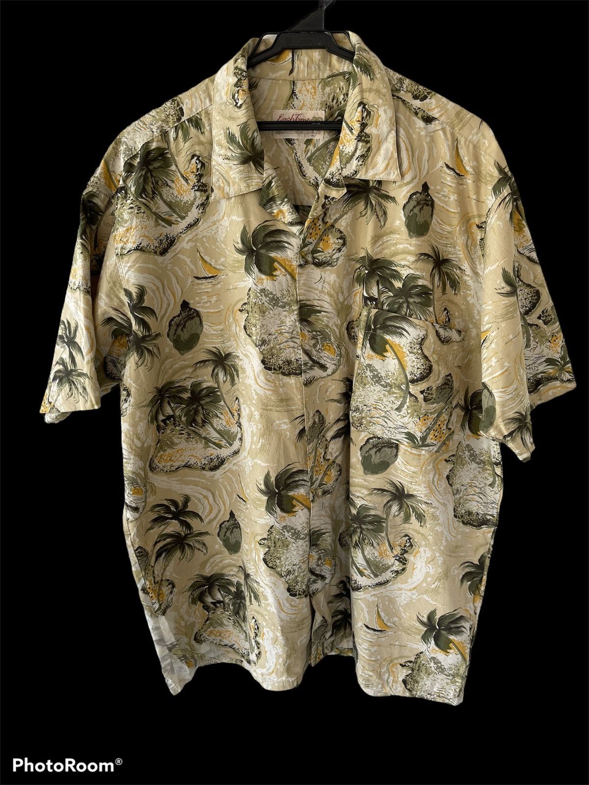 Vintage BEACH TIME SHIRT BUTTON UP Size US L / EU 52-54 / 3 - 1 Thumbnail