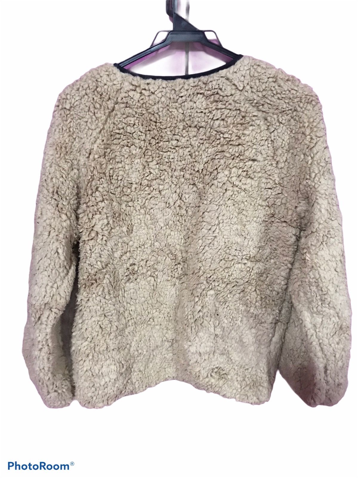 Japanese Brand ALRLY MOMO CREAM SIZE M JACKET FLEECE Size US M / EU 48-50 / 2 - 2 Thumbnail