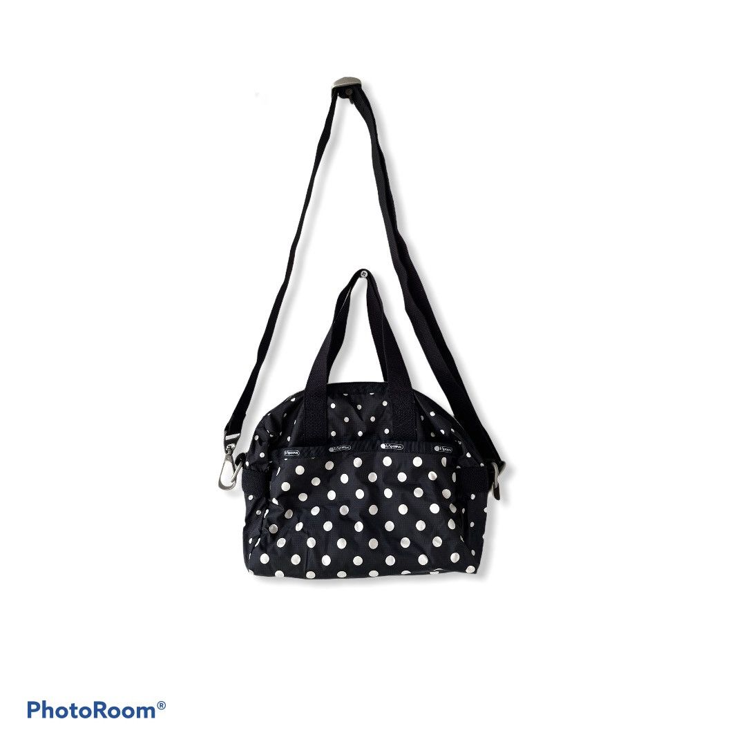 image of Lesportsac Black Sling Bag Two Way, Men's