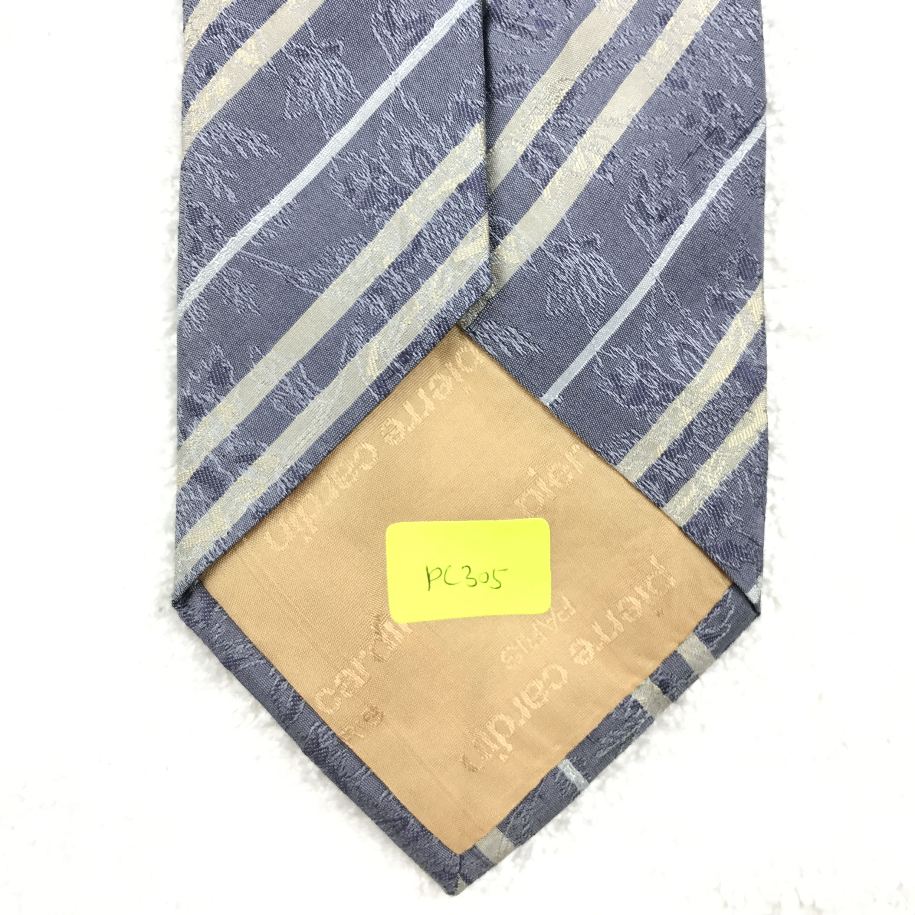 Designer × Pierre Cardin × Vintage PC305 Vintage Pierre Cardin Necktie Pure Silk Size ONE SIZE - 11 Thumbnail