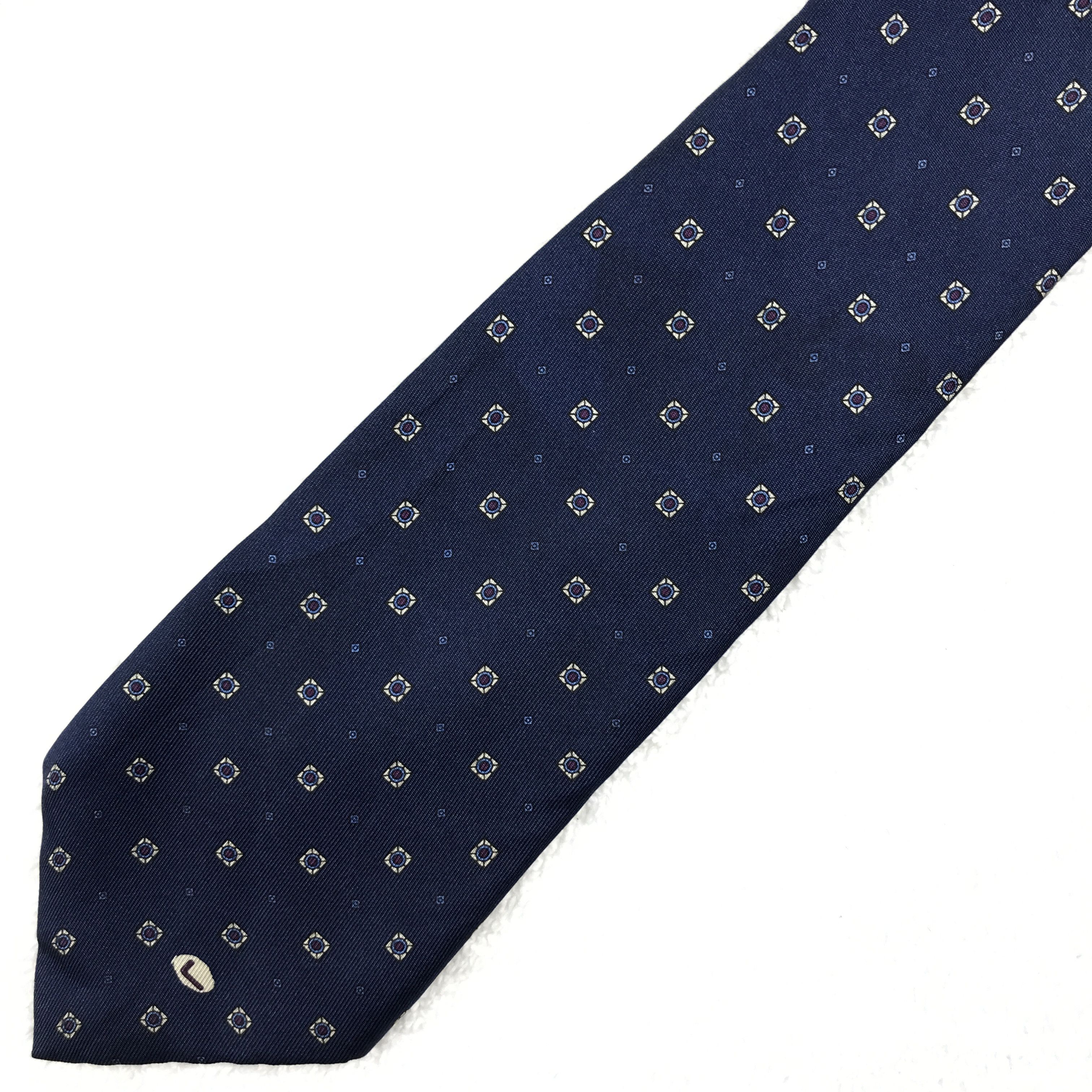 Lancel × Vintage IC304 Vintage Lancel Necktie Pure Silk Size ONE SIZE - 5 Thumbnail