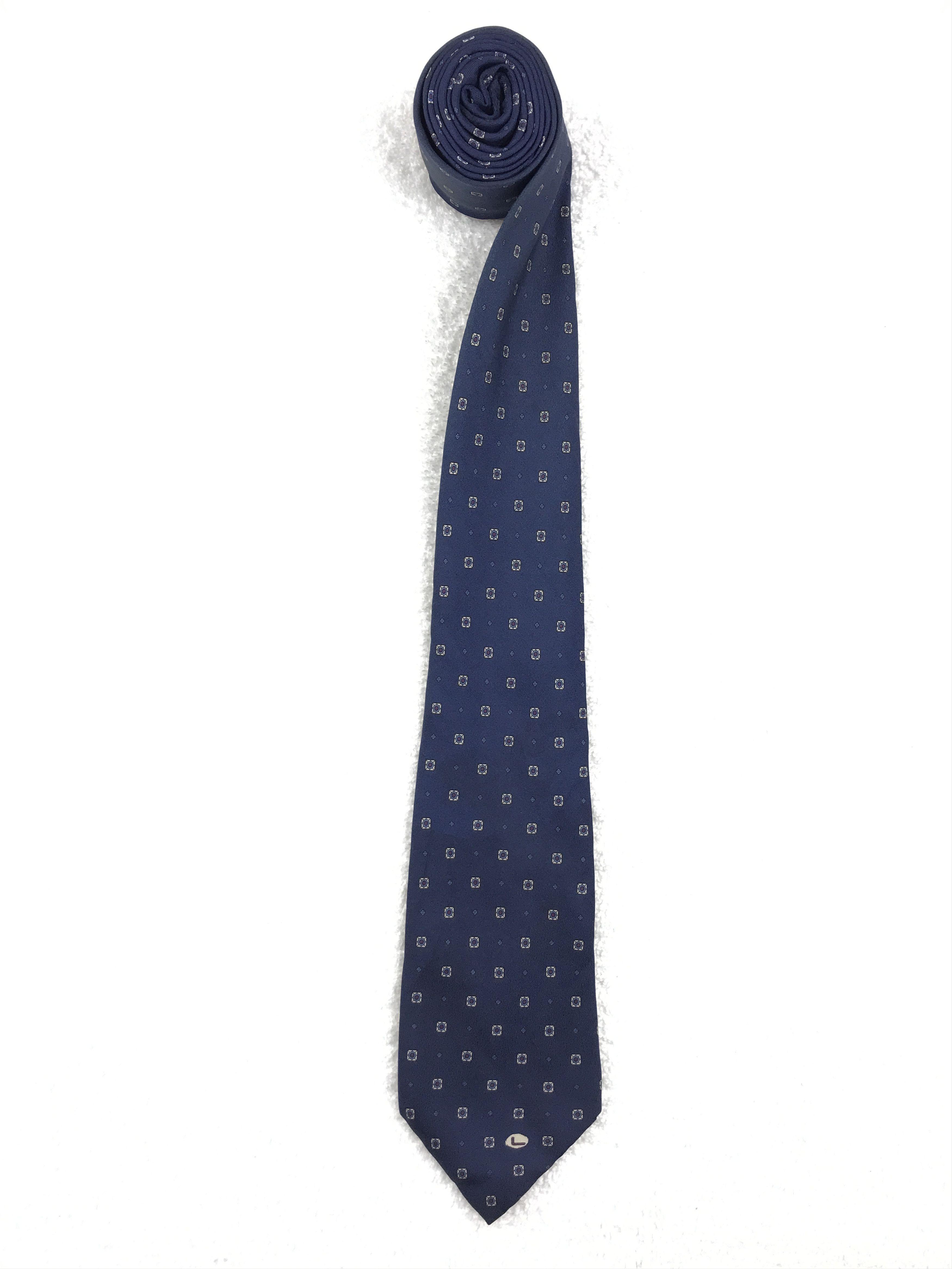 Lancel × Vintage IC304 Vintage Lancel Necktie Pure Silk Size ONE SIZE - 2 Thumbnail