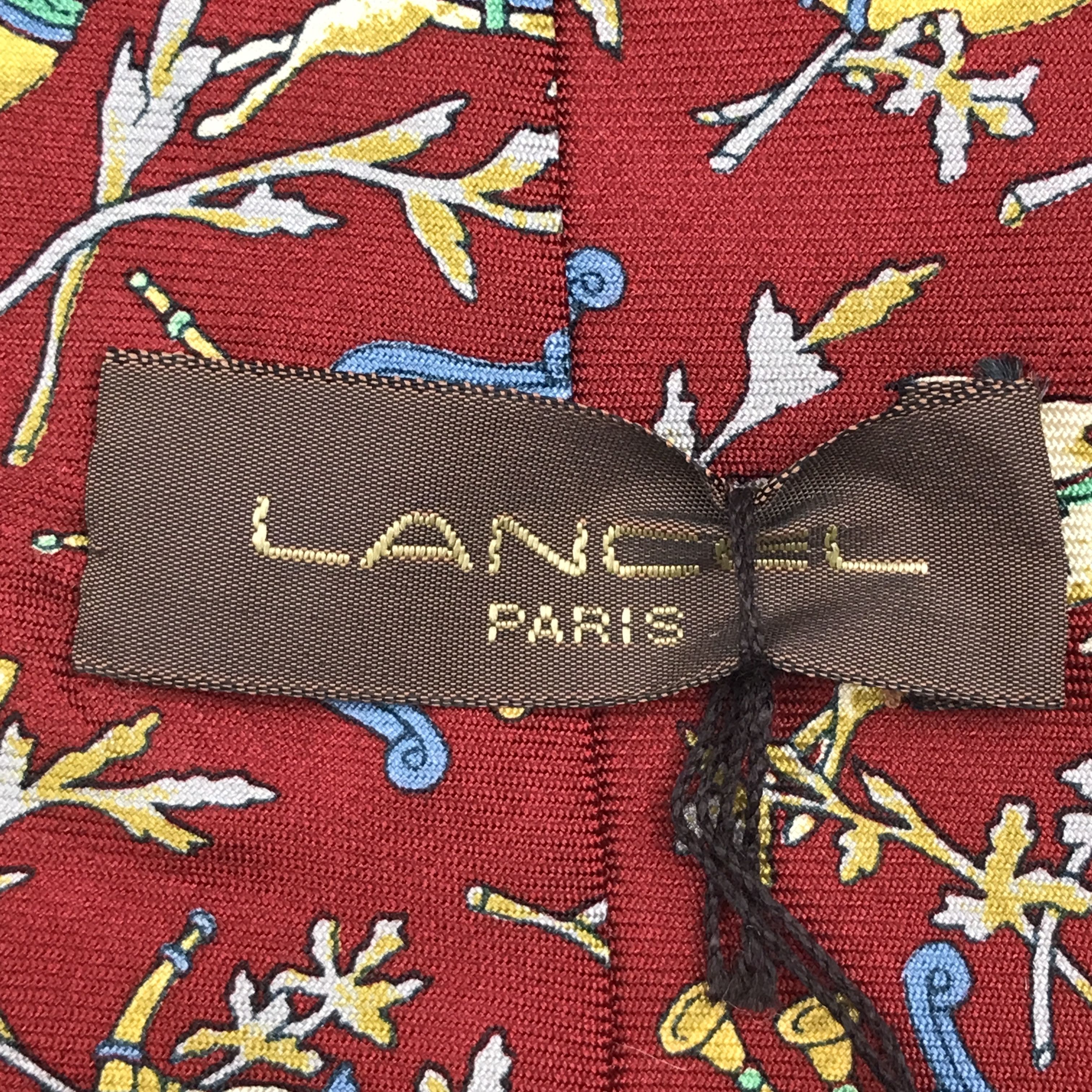 Lancel LC305 Vintage Lancel Necktie Pure Silk Size ONE SIZE - 10 Thumbnail