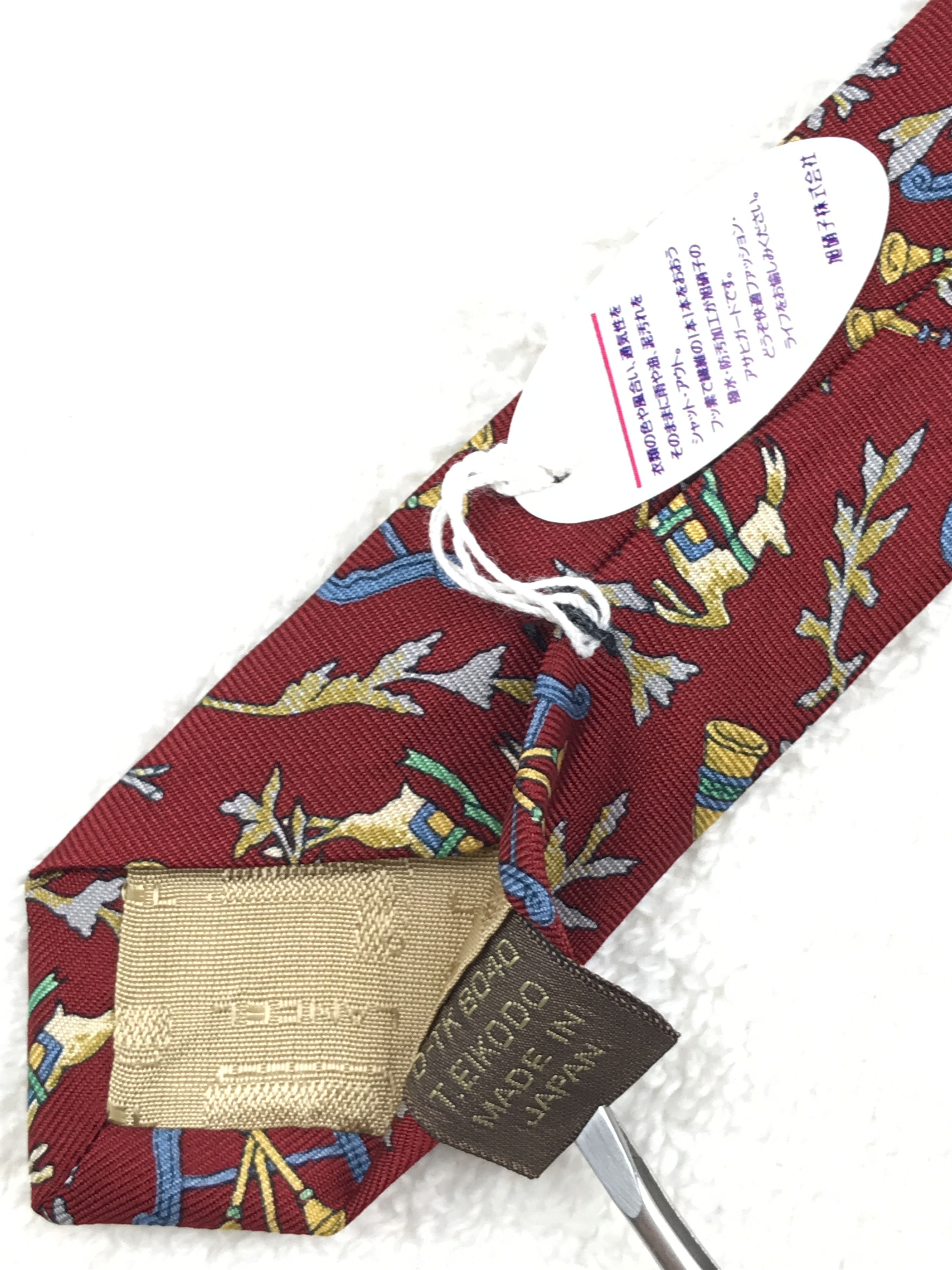 Lancel LC305 Vintage Lancel Necktie Pure Silk Size ONE SIZE - 9 Thumbnail