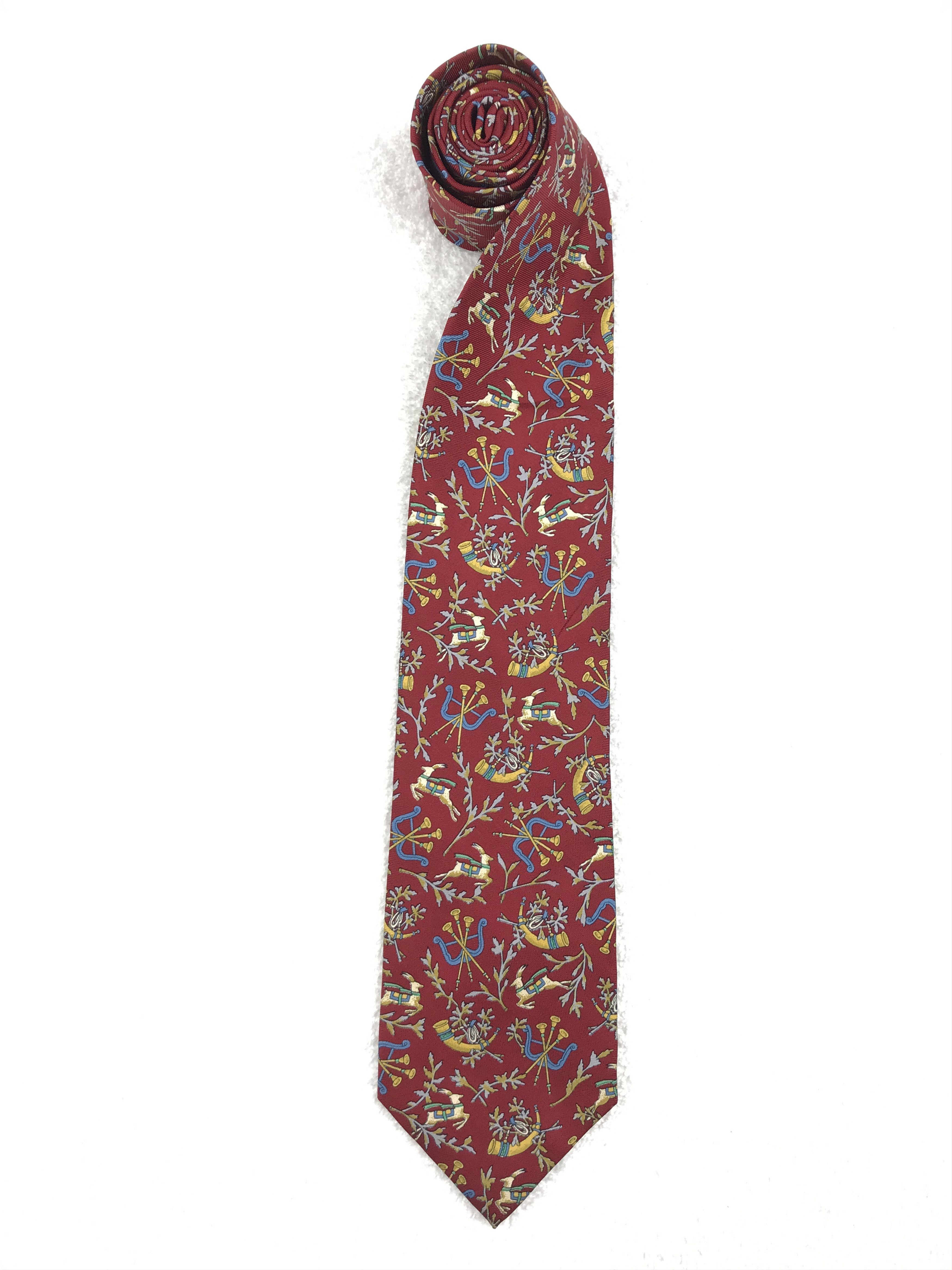 Lancel LC305 Vintage Lancel Necktie Pure Silk Size ONE SIZE - 2 Thumbnail