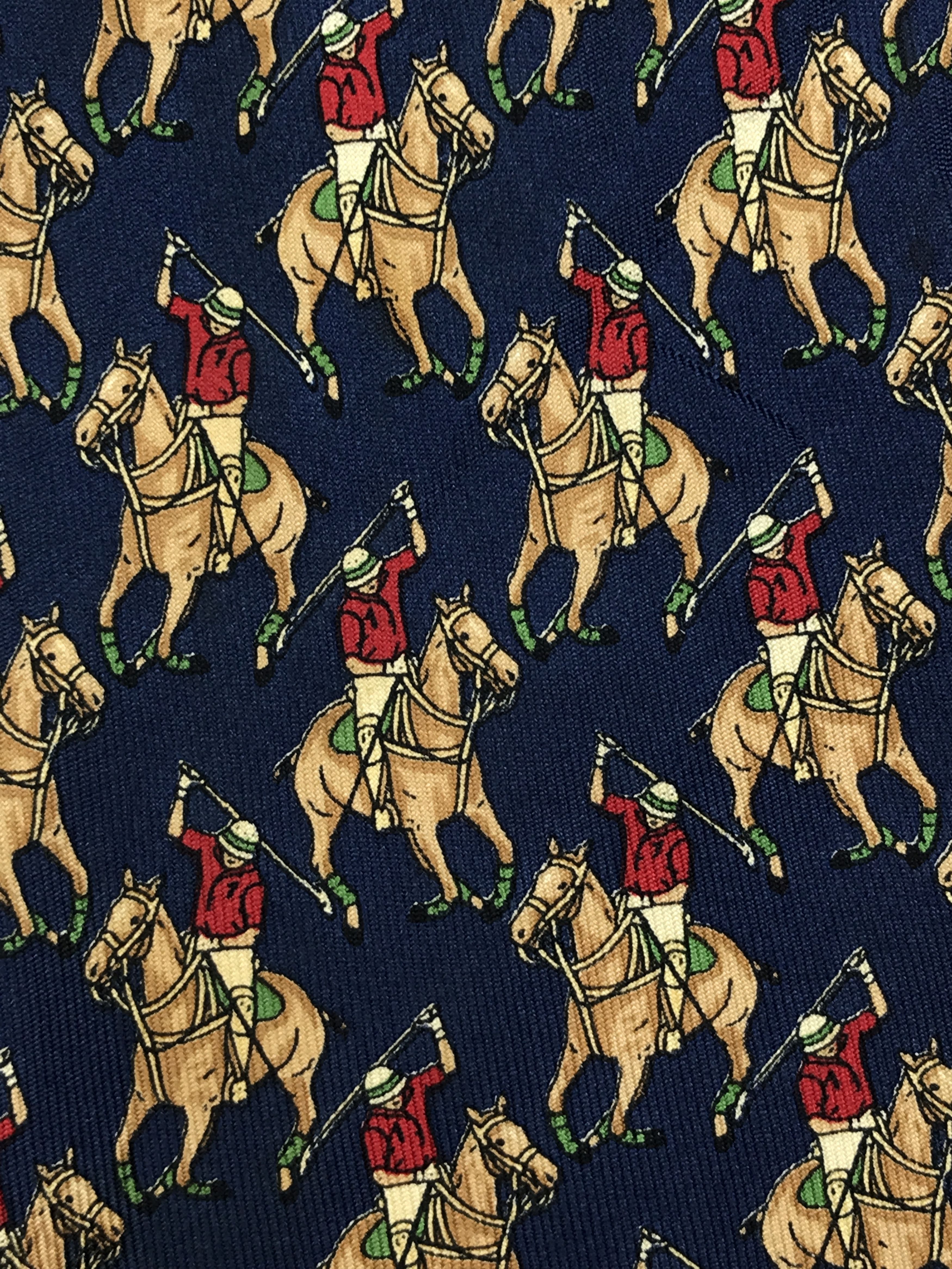 Designer × Lancel × Vintage LC302 Vintage Lancel Necktie Pure Silk Size ONE SIZE - 7 Thumbnail