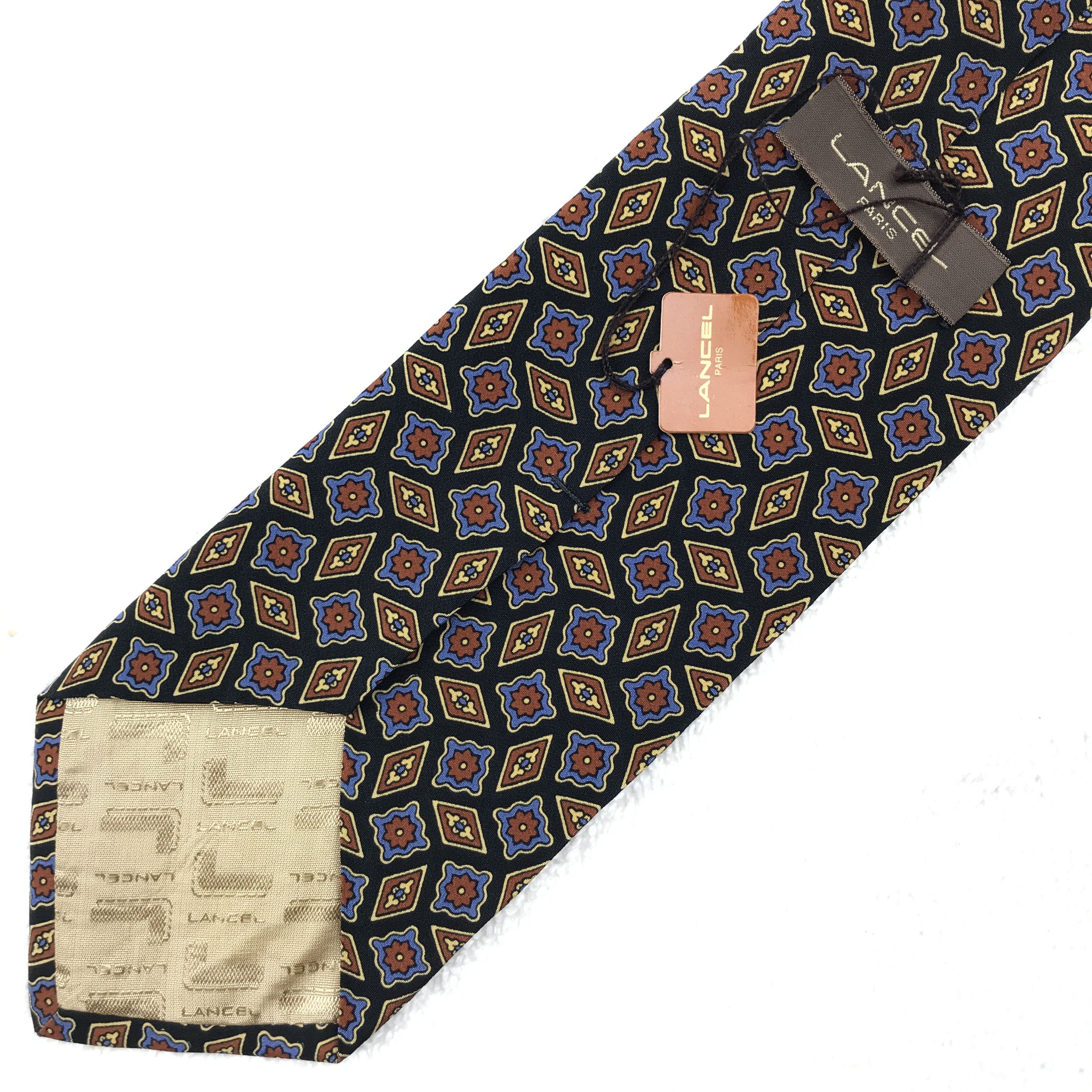 Lancel LC301 Vintage Lancel Necktie Pure Silk Size ONE SIZE - 6 Thumbnail