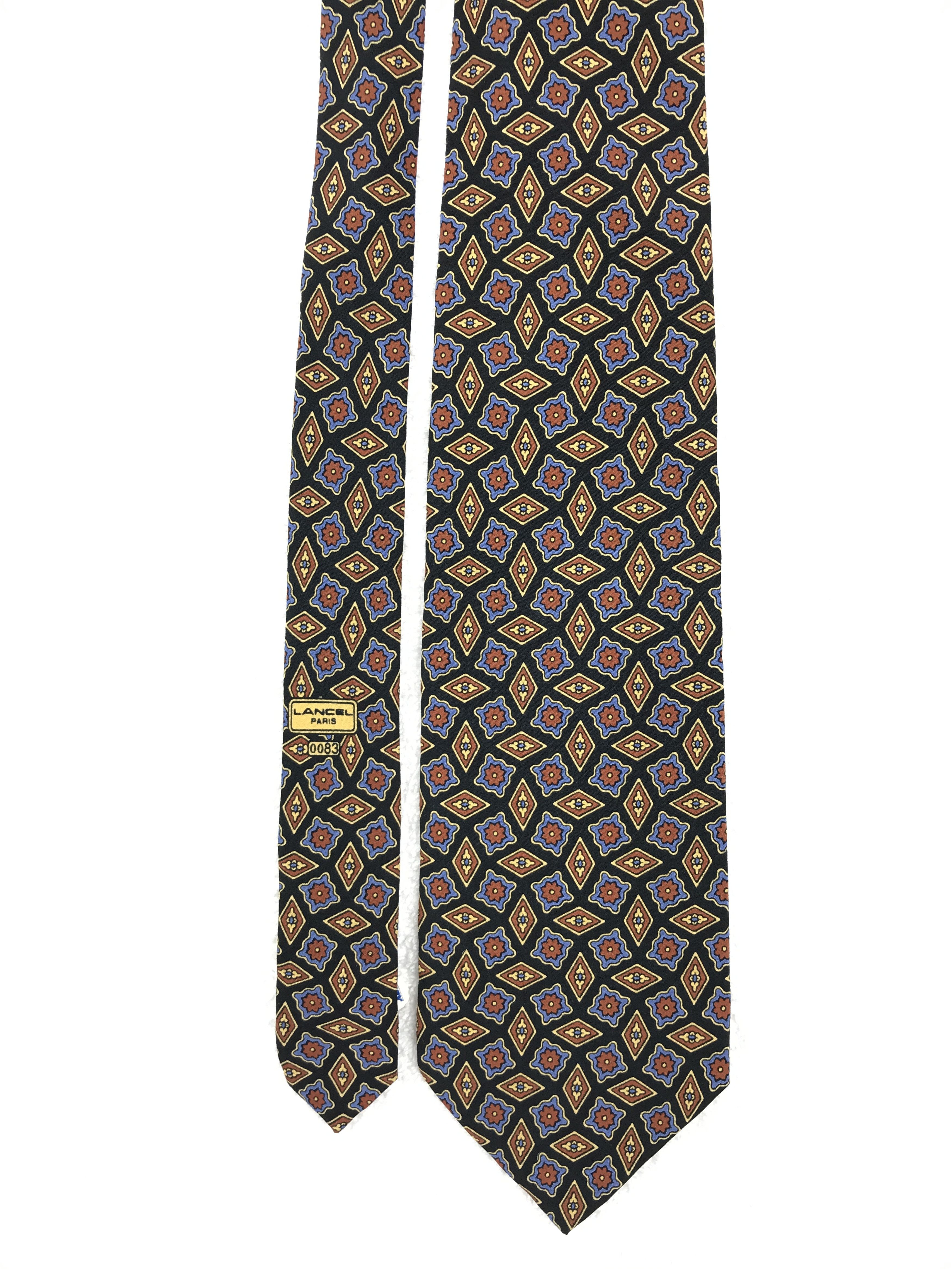 Lancel LC301 Vintage Lancel Necktie Pure Silk Size ONE SIZE - 3 Thumbnail